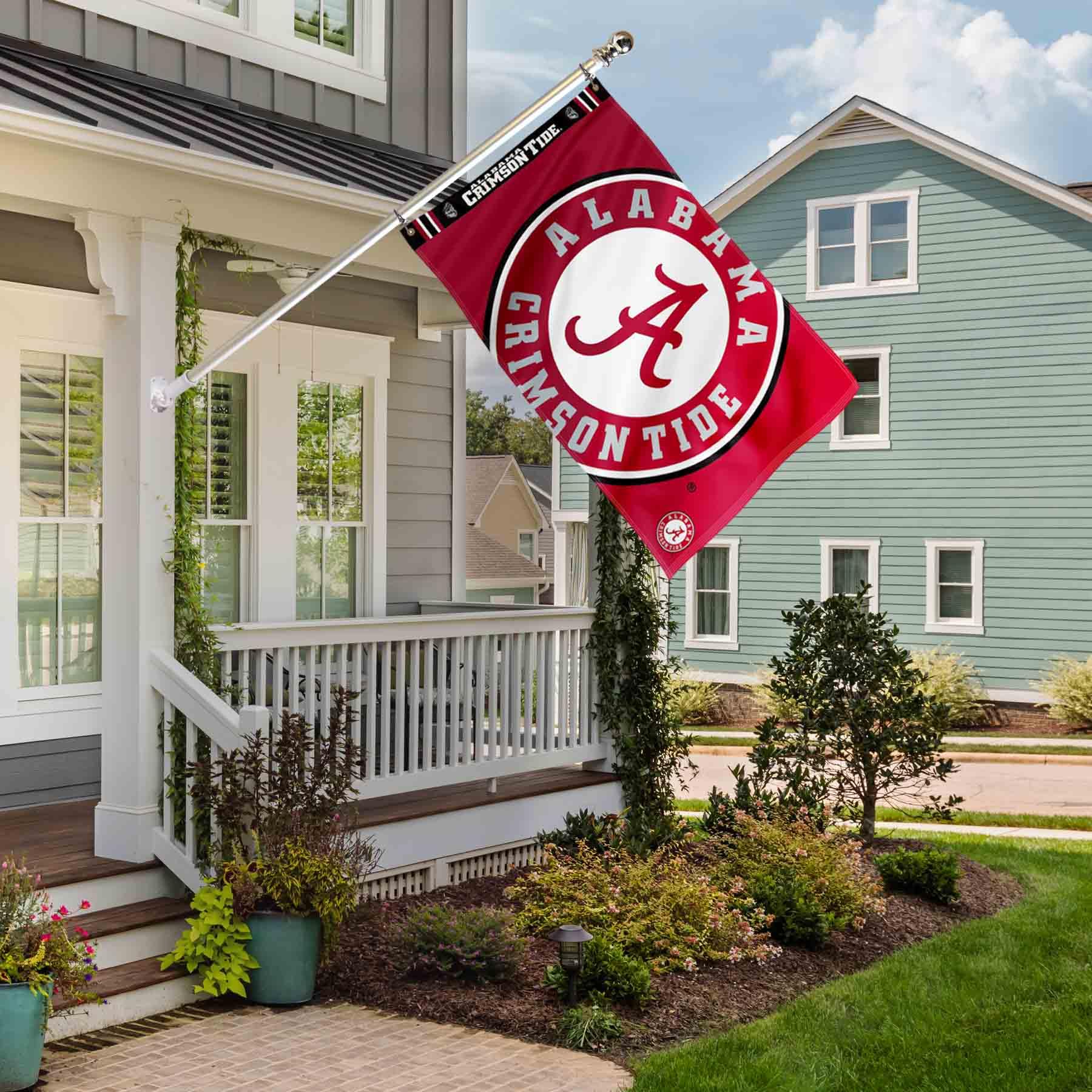 College Flags & Banners Co. Alabama Crimson Tide Bold Logo Premium Flag - Sports Collectibles, Sports Memorabilia, Sports Fan Shop, Sports Gifts