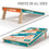 YouTheFan NFL Miami Dolphins 2’ x 4’ Professional Wood Cornhole Game with Logo Bags - Sports Collectibles, Sports Memorabilia, Sports Fan Shop, Sports Gifts