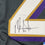 Framed Autographed/Signed Mark Ingram II 35x39 Baltimore Black Football Jersey Beckett BAS COA