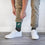 For Bare Feet NFL PHILADELPHIA EAGLES Elevate Premium Dress Crew Sock Team Color Large - Sports Gifts, Sports Memorabilia, Sports Collectibles, Fan Shop