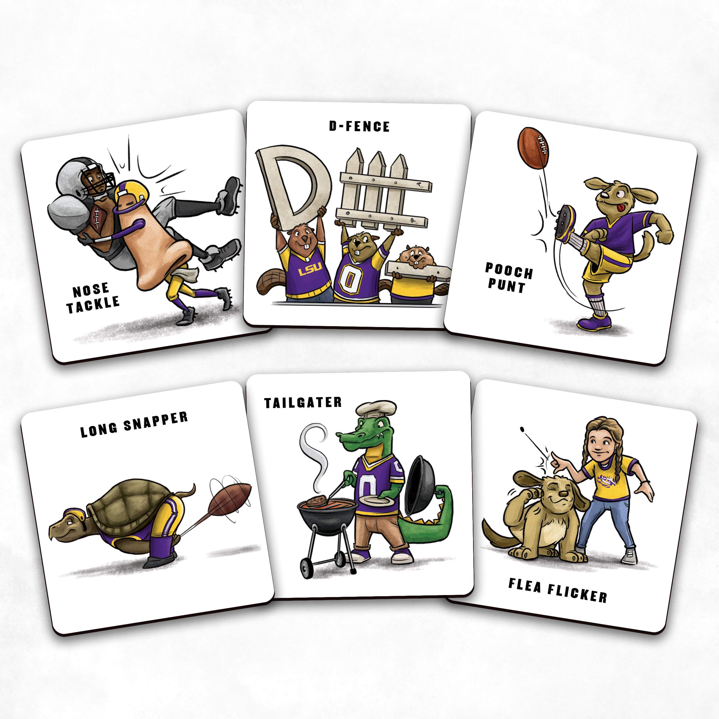 YouTheFan NCAA LSU Tigers Licensed Memory Match Game - Sports Collectibles, Sports Memorabilia, Sports Fan Shop, Sports Gifts