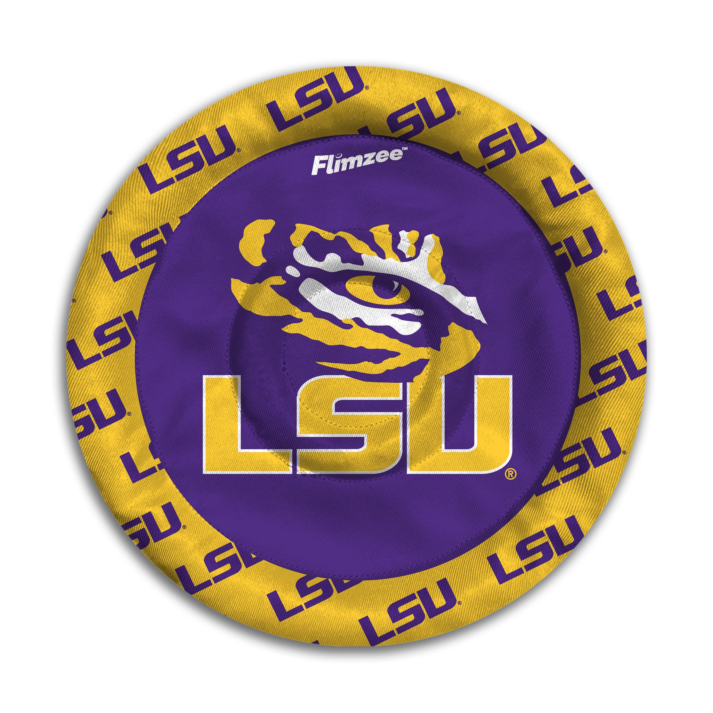 YouTheFan NCAA LSU Tigers Flimzee Bean-Bag Flying Disc - Sports Collectibles, Sports Memorabilia, Sports Fan Shop, Sports Gifts