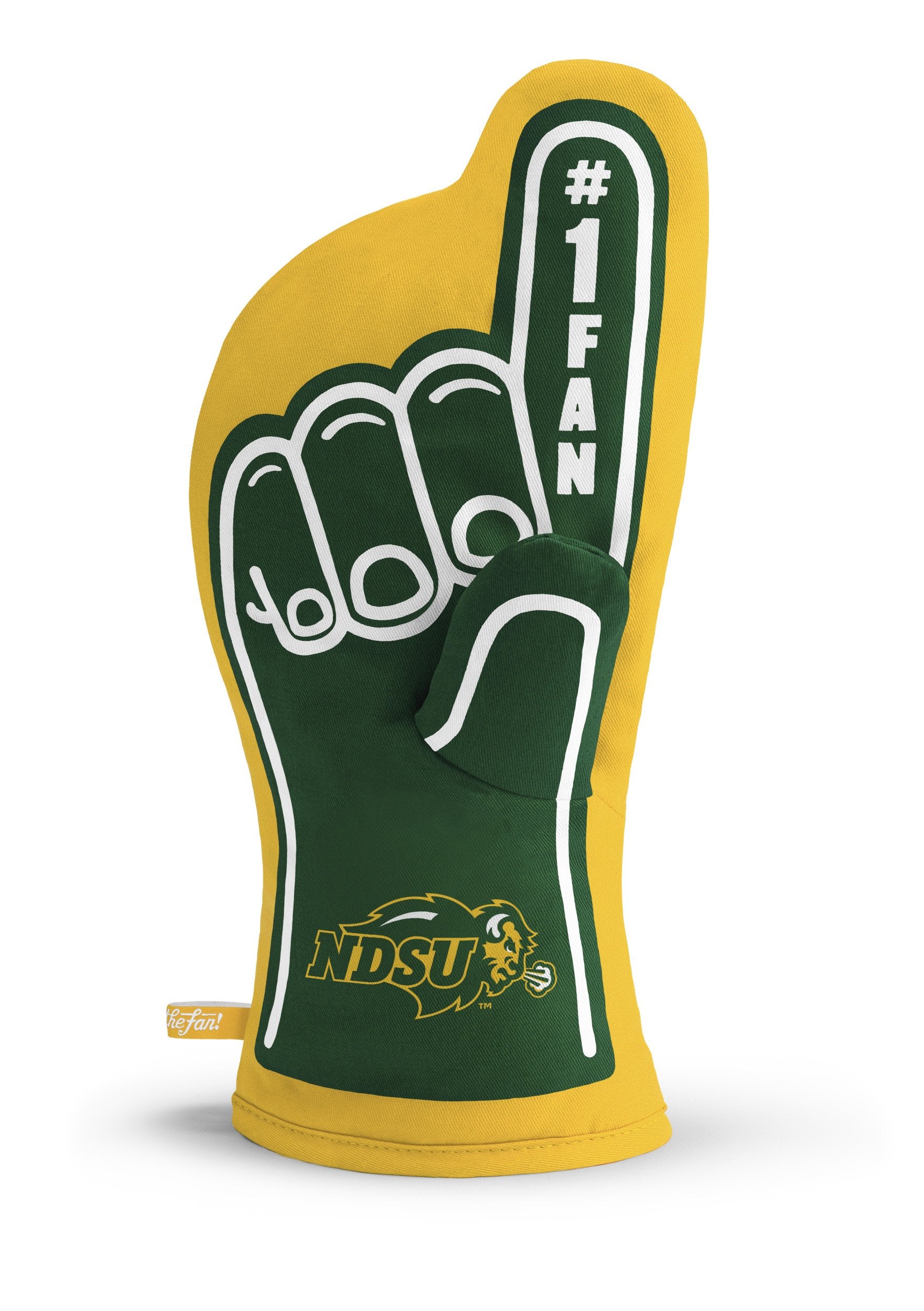 YouTheFan NCAA North Dakota State Bison #1 Oven Mitt, Team Color - Sports Collectibles, Sports Memorabilia, Sports Fan Shop, Sports Gifts