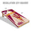 YouTheFan NCAA Arizona State Sun Devils 2’ x 4’ Professional Wood Cornhole Game with Logo Bags - Sports Collectibles, Sports Memorabilia, Sports Fan Shop, Sports Gifts