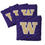 YouTheFan NCAA Washington Huskies Cornhole Bags - 4PK - Purple - Sports Collectibles, Sports Memorabilia, Sports Fan Shop, Sports Gifts