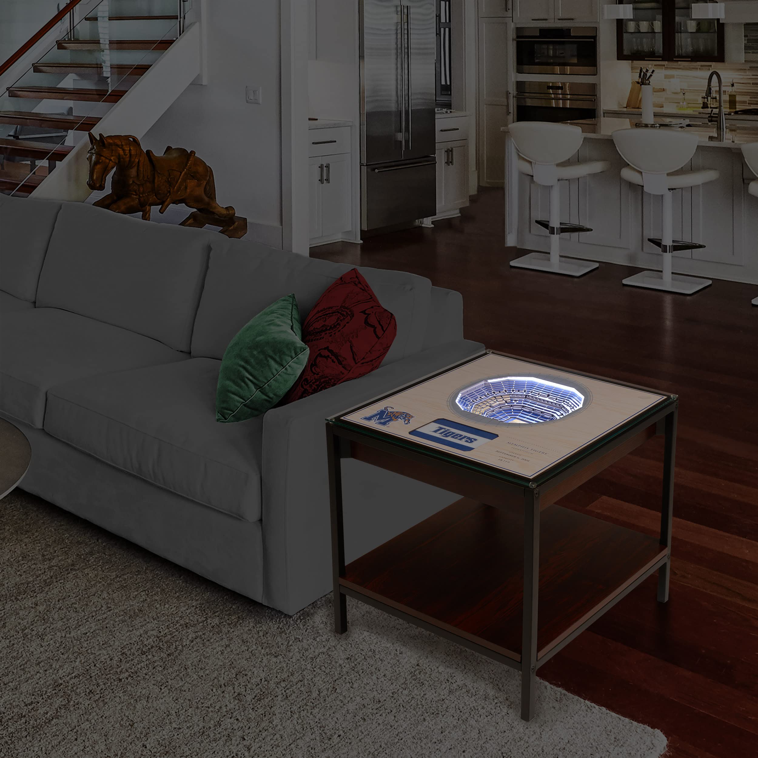 YouTheFan NCAA Memphis Tigers 25-Layer StadiumViews Lighted End Table - FedEx Forum - Sports Collectibles, Sports Memorabilia, Sports Fan Shop, Sports Gifts
