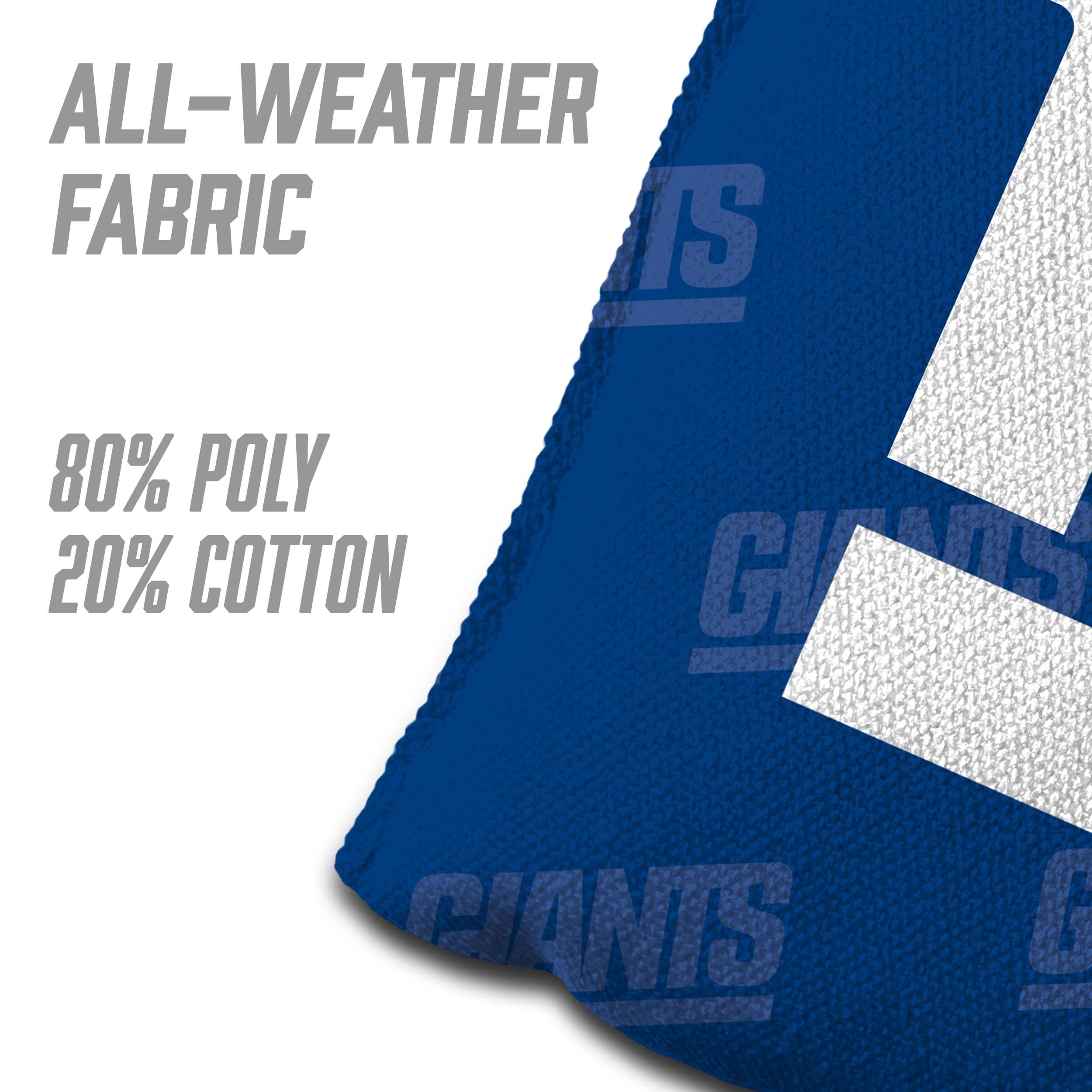 YouTheFan NFL New York Giants Cornhole Bags - 4PK - Blue - Sports Collectibles, Sports Memorabilia, Sports Fan Shop, Sports Gifts