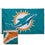 WinCraft Miami Dolphins Embroidered Nylon Flag - Sports Collectibles, Sports Memorabilia, Sports Fan Shop, Sports Gifts