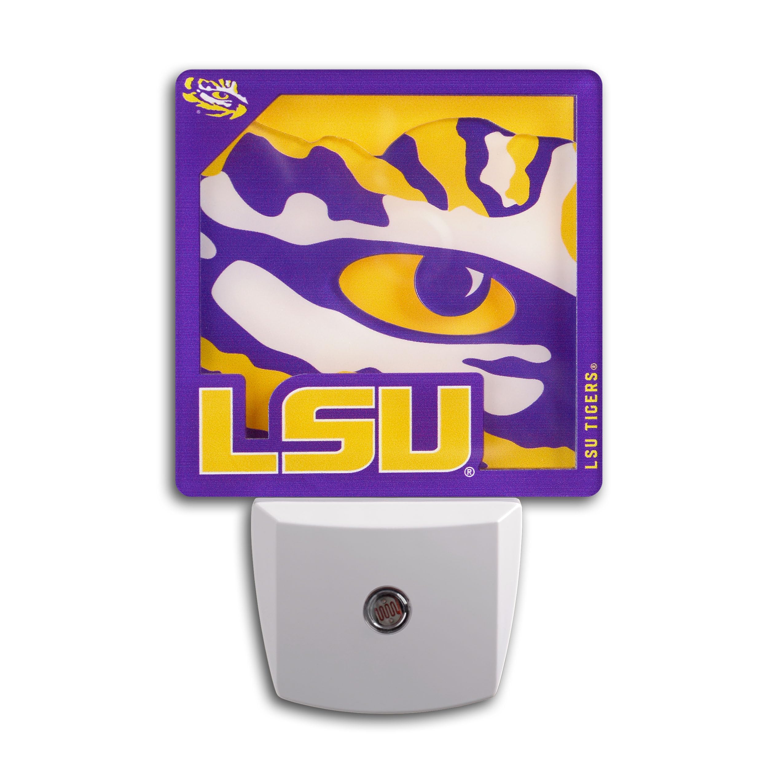 YouTheFan NCAA LSU Tigers Logo Series Nite Light - Sports Collectibles, Sports Memorabilia, Sports Fan Shop, Sports Gifts