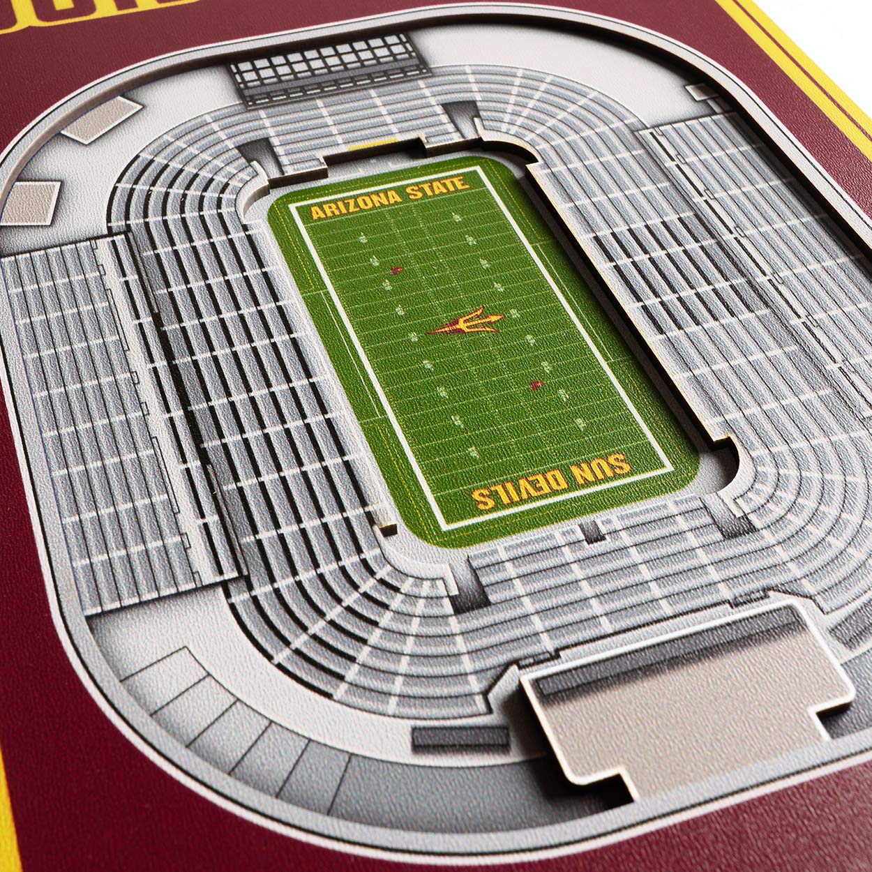 YouTheFan NCAA Arizona State Sun Devils 3D Stadium 8x32 Banner - Sun Devil Stadium - Sports Collectibles, Sports Memorabilia, Sports Fan Shop, Sports Gifts