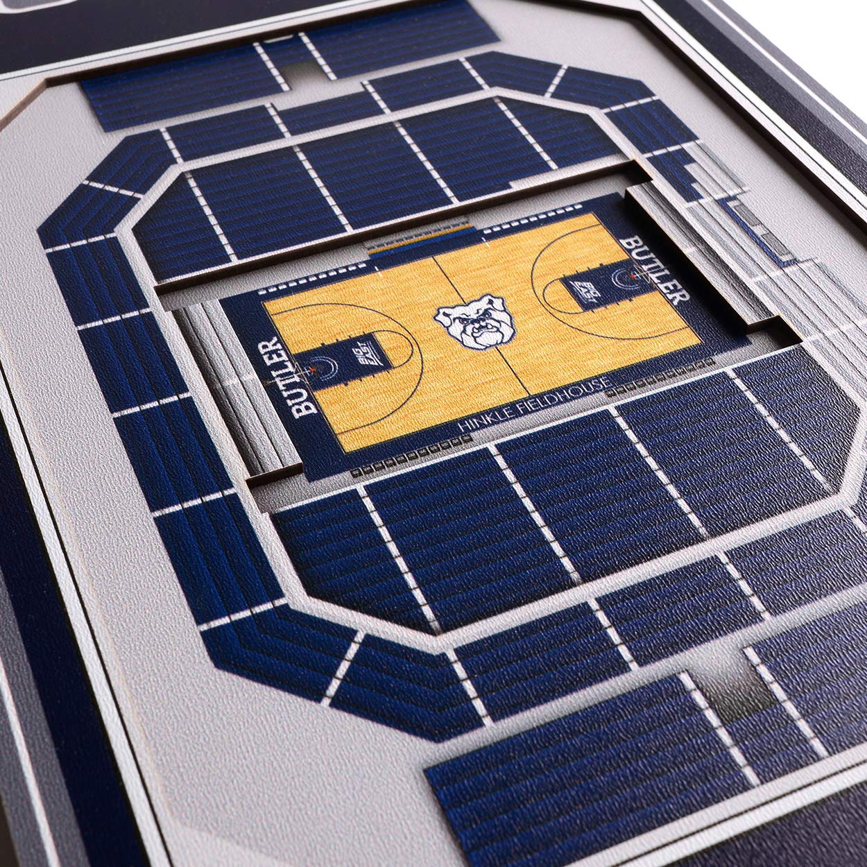 YouTheFan NCAA Butler Bulldogs 3D Stadium 8x32 Banner - Hinkle Fieldhouse - Sports Collectibles, Sports Memorabilia, Sports Fan Shop, Sports Gifts