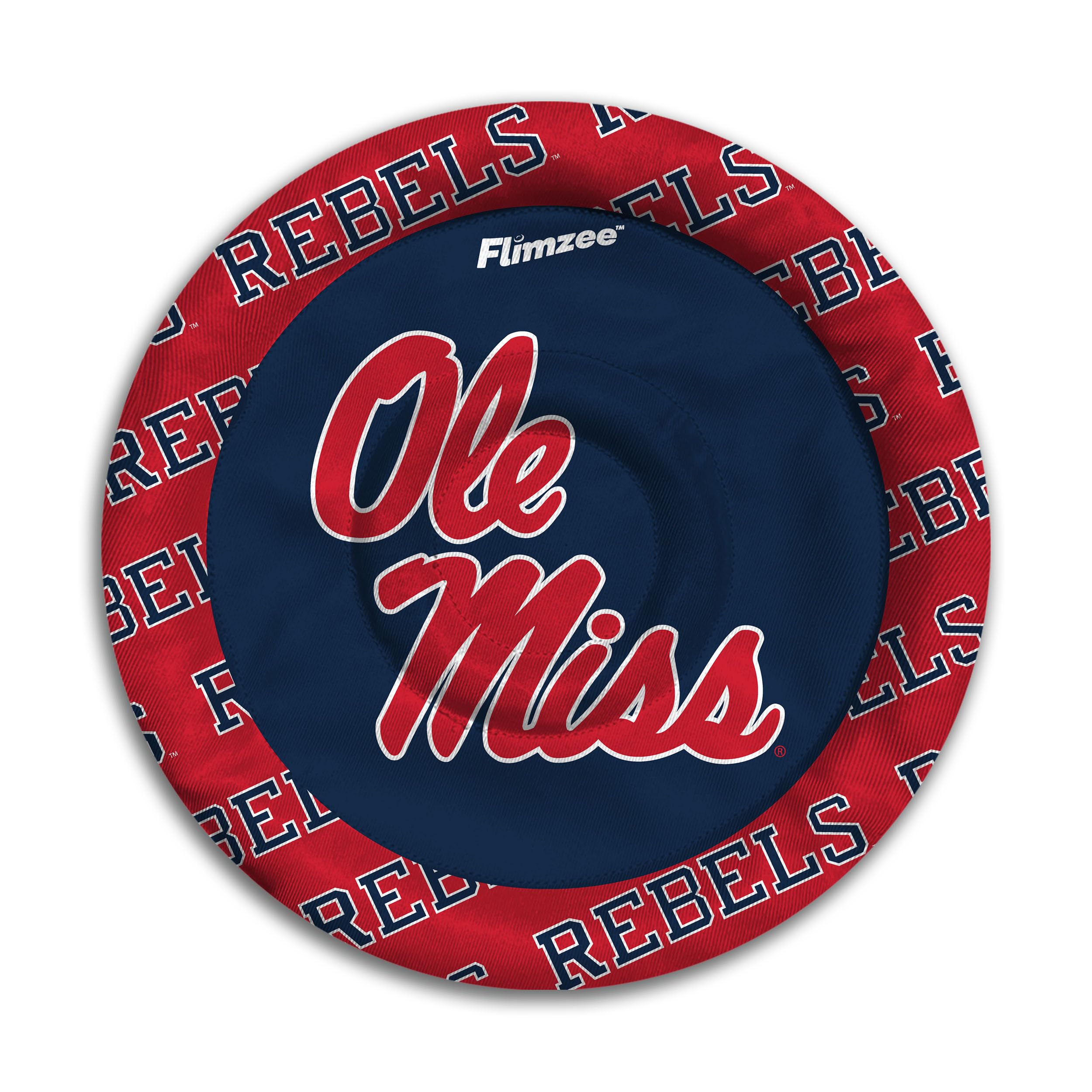 YouTheFan NCAA Mississippi Rebels Flimzee Bean-Bag Flying Disc - Sports Collectibles, Sports Memorabilia, Sports Fan Shop, Sports Gifts
