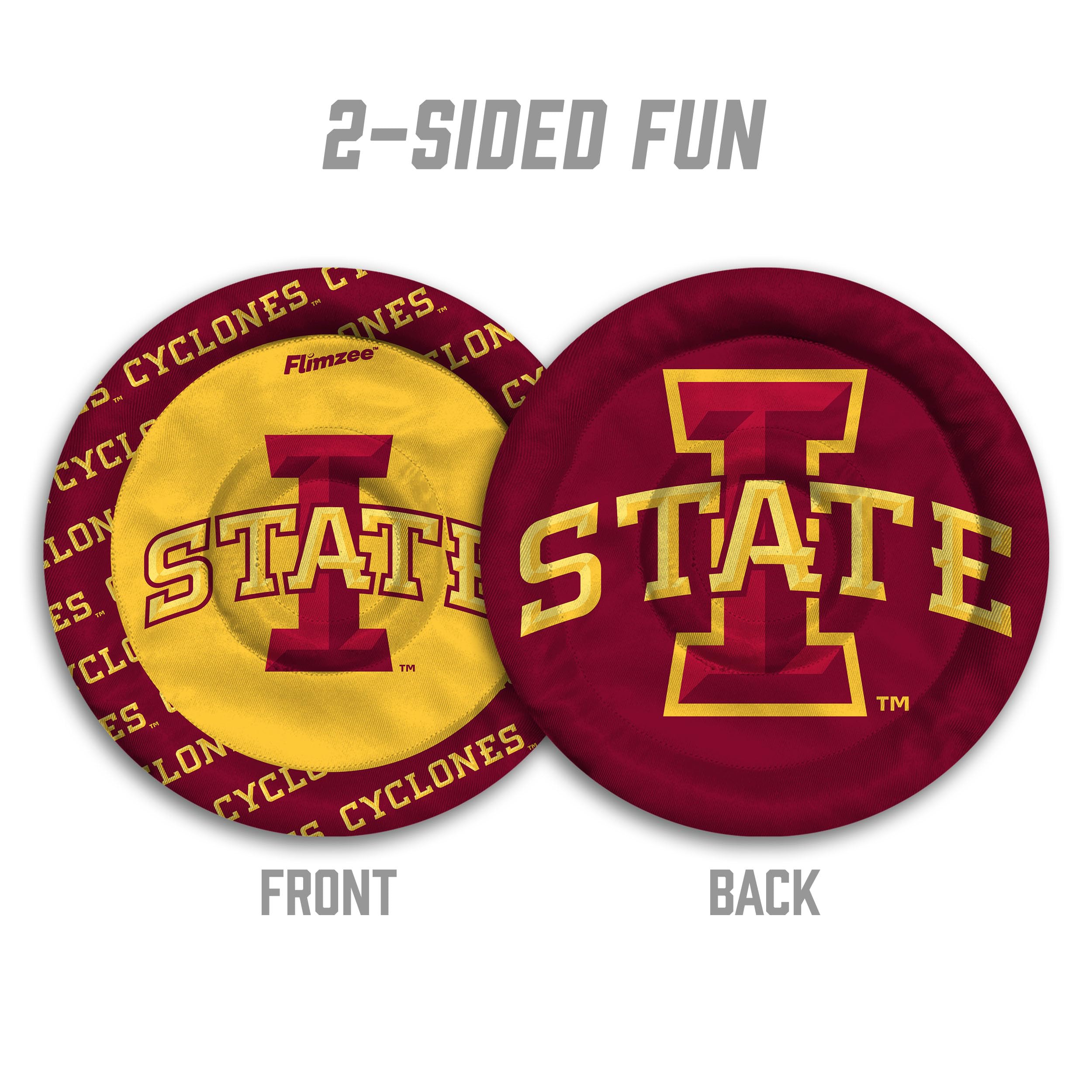 YouTheFan NCAA Iowa State Cyclones Flimzee Bean-Bag Flying Disc - Sports Collectibles, Sports Memorabilia, Sports Fan Shop, Sports Gifts