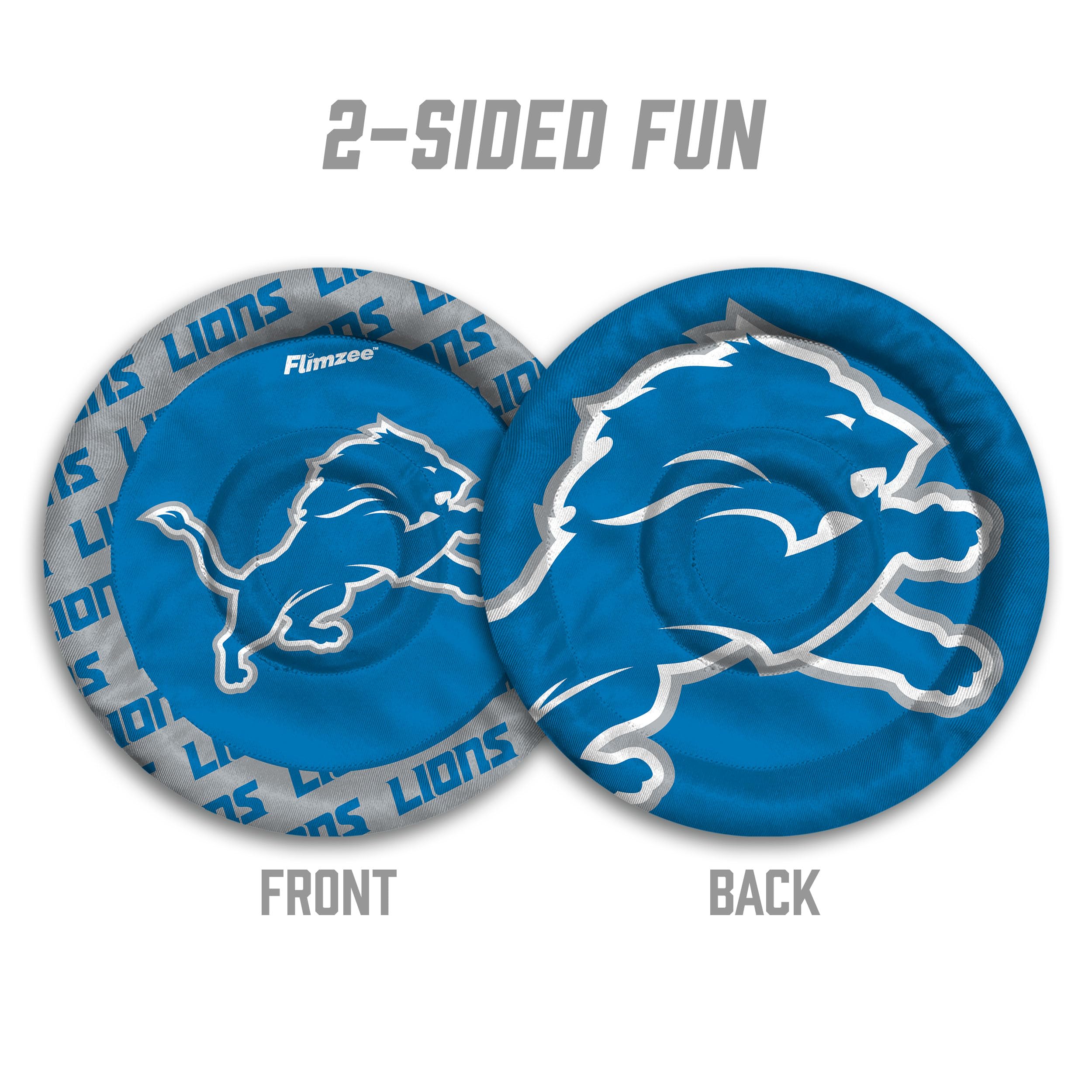 YouTheFan NFL Detroit Lions Flimzee Bean-Bag Flying Disc - Sports Collectibles, Sports Memorabilia, Sports Fan Shop, Sports Gifts