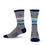 For Bare Feet Mens NFL Tennessee Titans 5 Star Crew Sock Marble Grey Large - Sports Gifts, Sports Memorabilia, Sports Collectibles, Fan Shop