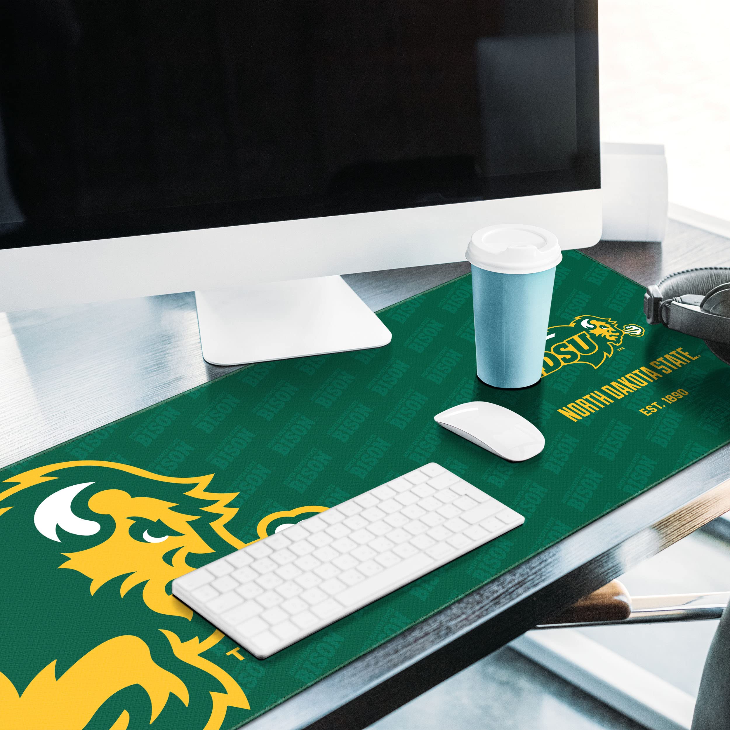 YouTheFan NCAA North Dakota State Bison Logo Series Desk Pad - Sports Collectibles, Sports Memorabilia, Sports Fan Shop, Sports Gifts