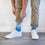For Bare Feet NFL DETROIT LIONS Elevate Premium Dress Crew Sock Team Color Large - Sports Gifts, Sports Memorabilia, Sports Collectibles, Fan Shop