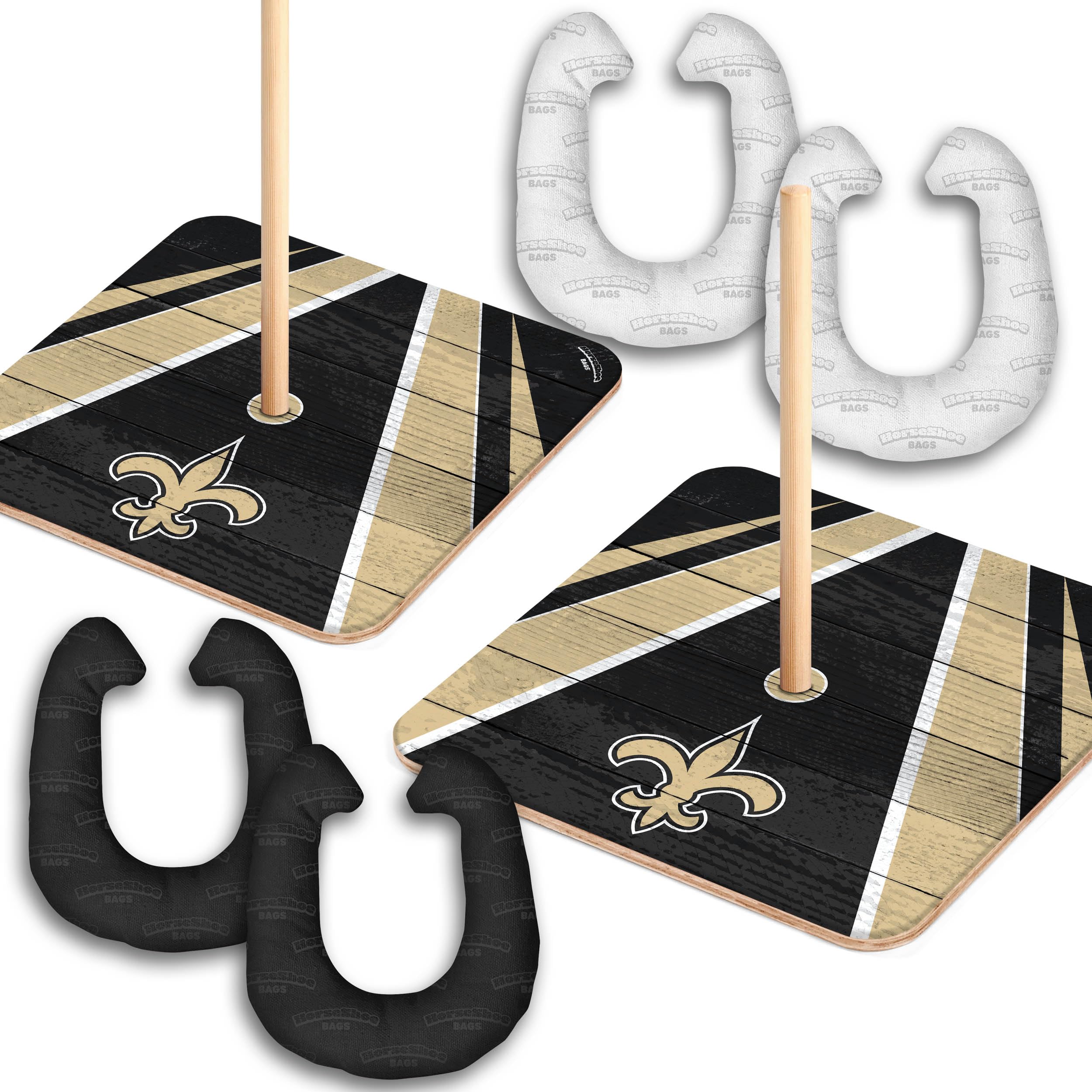 YouTheFan NFL New Orleans Saints Horseshoe Bags Game - Sports Collectibles, Sports Memorabilia, Sports Fan Shop, Sports Gifts
