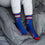 For Bare Feet NHL New York Rangers 4 Stripe Deuce Crew Sock Team Color LARGE - Sports Gifts, Sports Memorabilia, Sports Collectibles, Fan Shop
