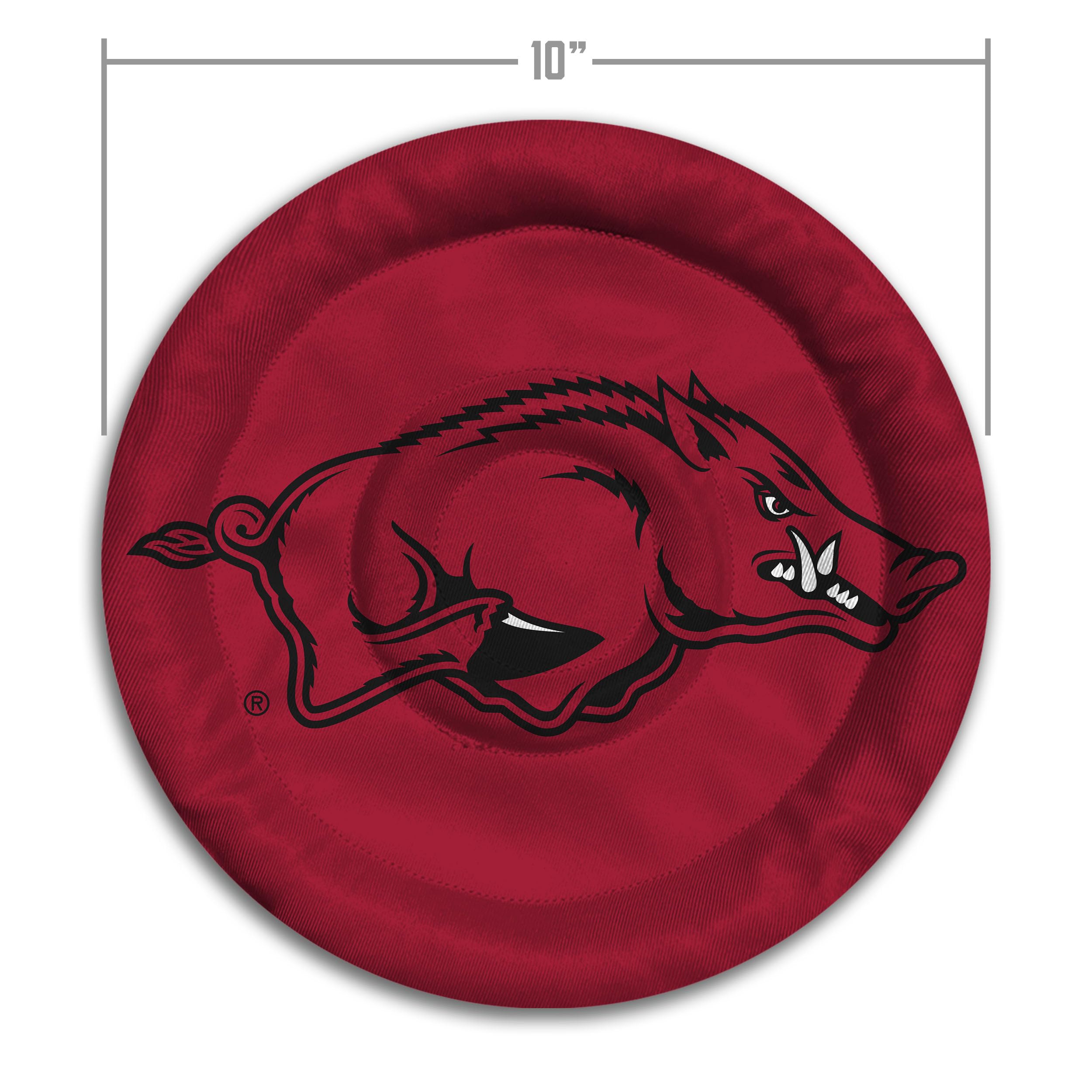 YouTheFan NCAA Arkansas Razorbacks Flimzee Bean-Bag Flying Disc - Sports Collectibles, Sports Memorabilia, Sports Fan Shop, Sports Gifts
