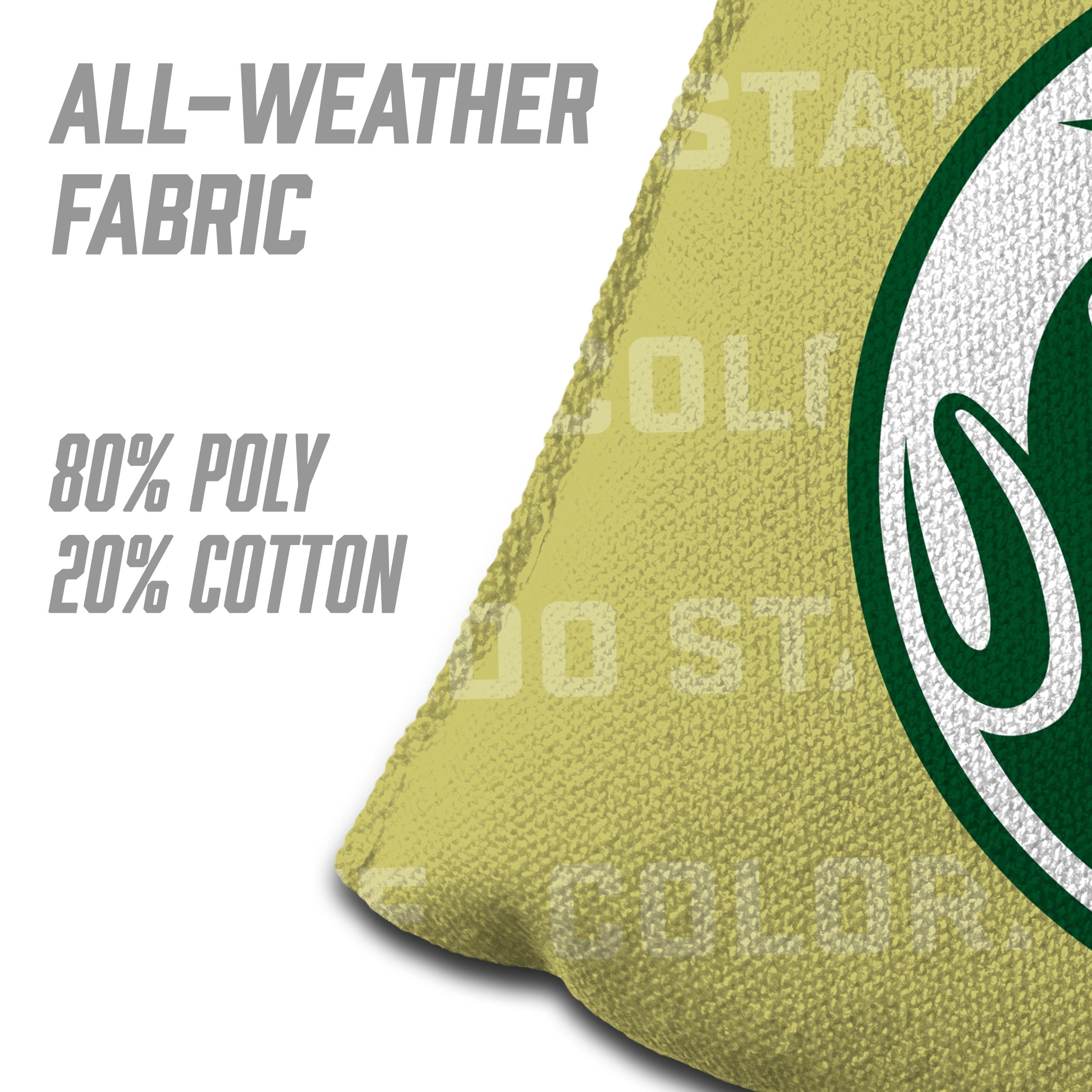YouTheFan NCAA Colorado State Rams Cornhole Bags - 4PK - Gold - Sports Collectibles, Sports Memorabilia, Sports Fan Shop, Sports Gifts