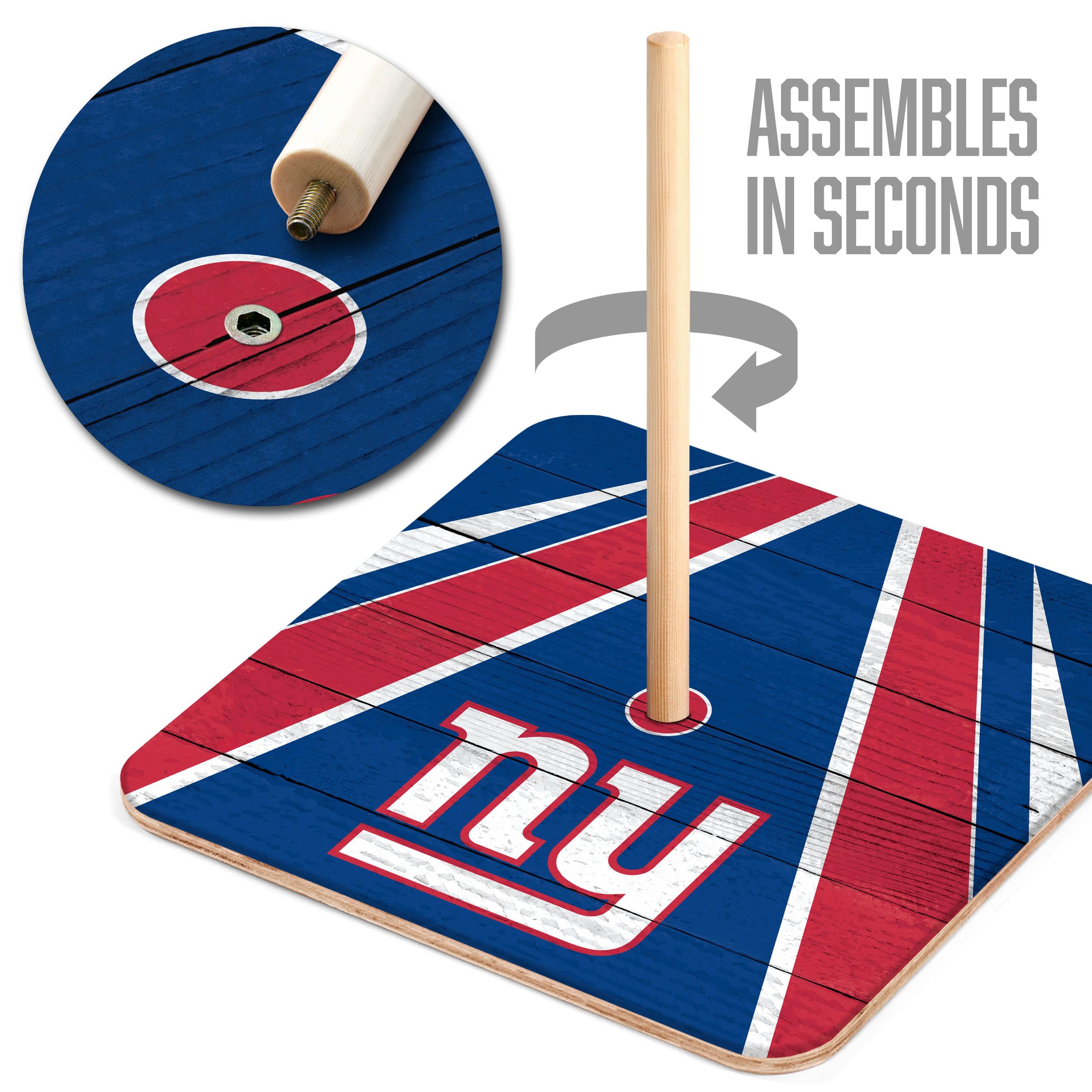 YouTheFan NFL New York Giants Horseshoe Bags Game - Sports Collectibles, Sports Memorabilia, Sports Fan Shop, Sports Gifts
