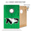 YouTheFan NCAA North Dakota Fighting Hawks 2’ x 3’ Wood Cornhole Game with Logo Bags - Sports Collectibles, Sports Memorabilia, Sports Fan Shop, Sports Gifts