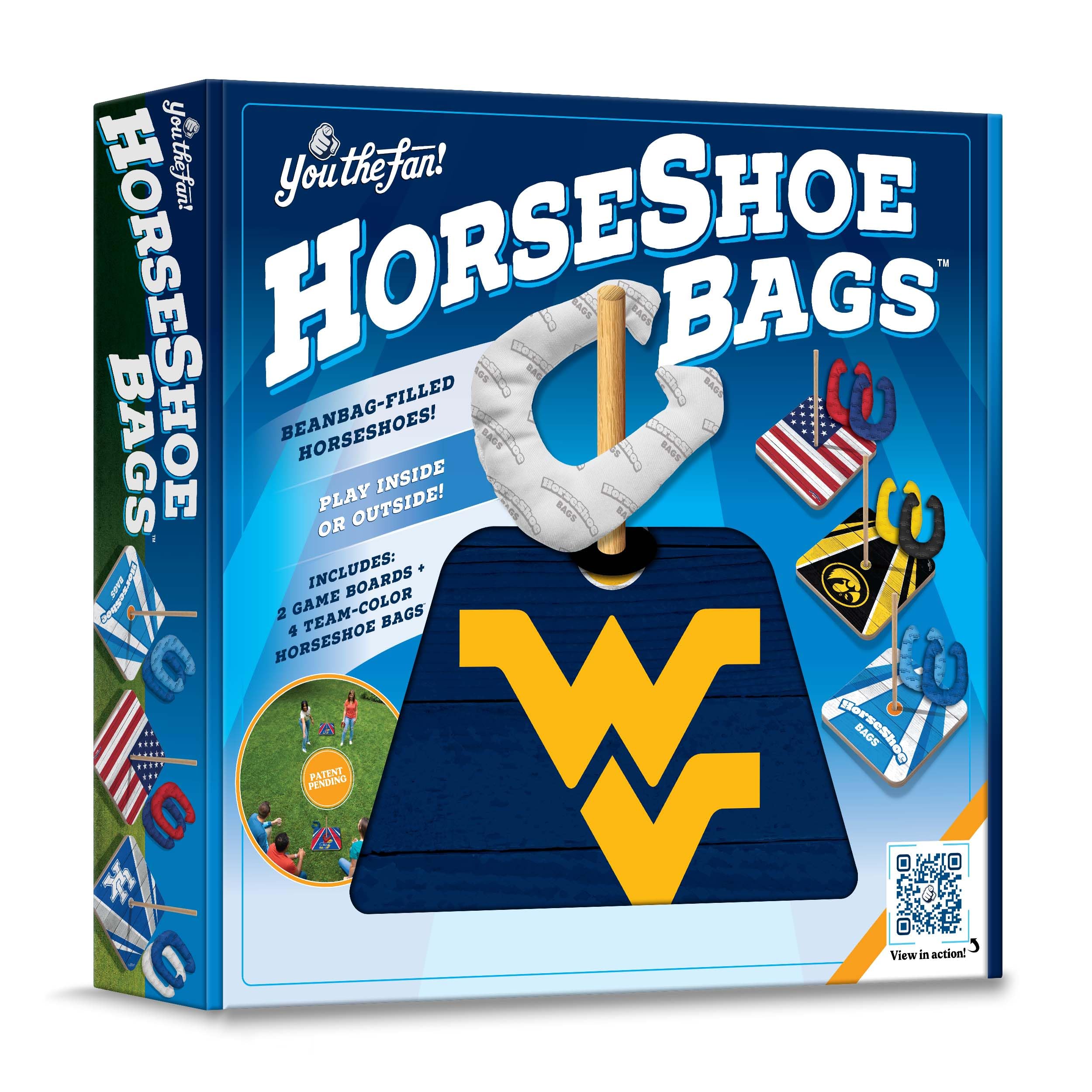YouTheFan NCAA West Virginia Mountaineers Horseshoe Bags - Sports Collectibles, Sports Memorabilia, Sports Fan Shop, Sports Gifts