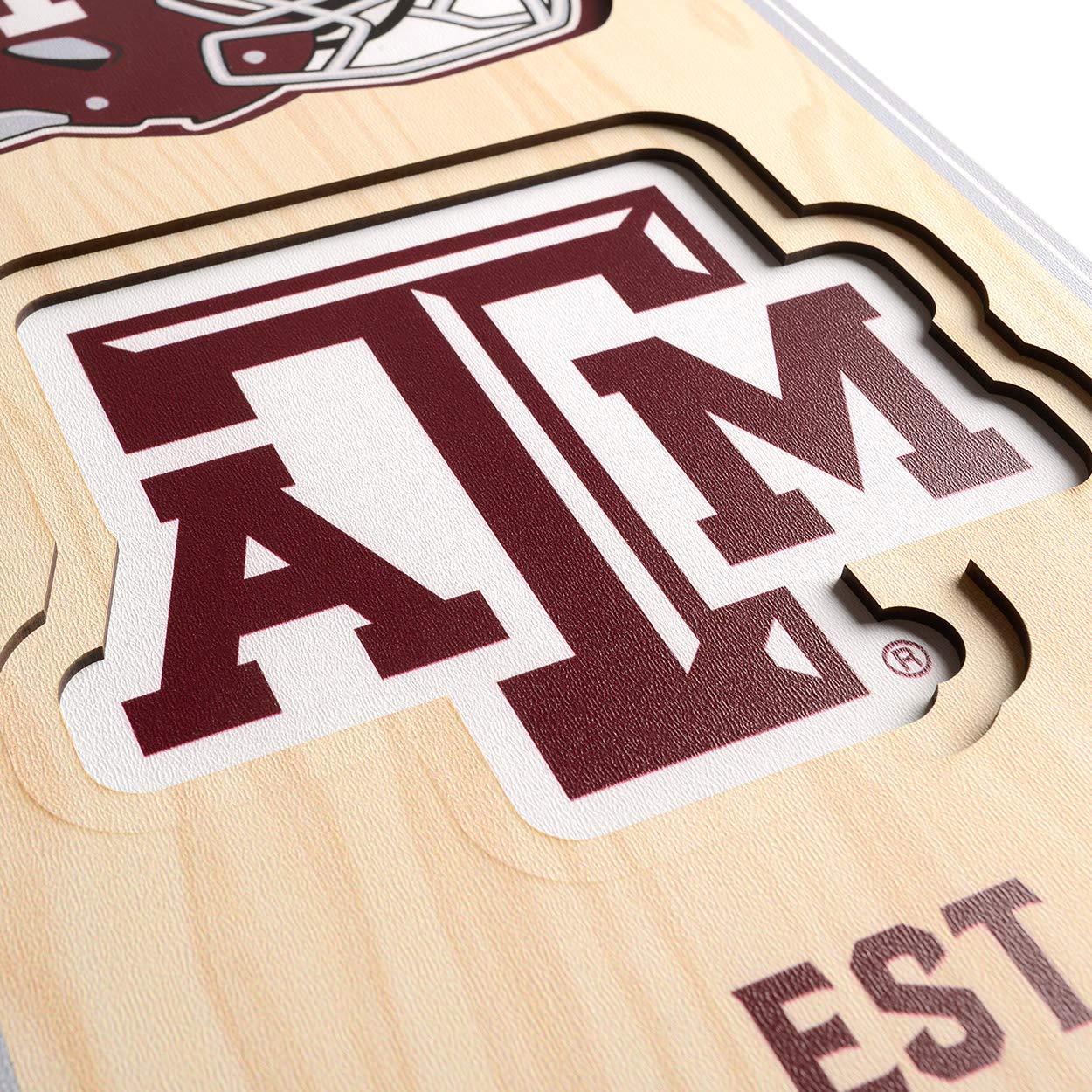 YouTheFan NCAA Texas A&M Aggies 3D Stadium 8x32 Banner - Kyle Field - Sports Collectibles, Sports Memorabilia, Sports Fan Shop, Sports Gifts
