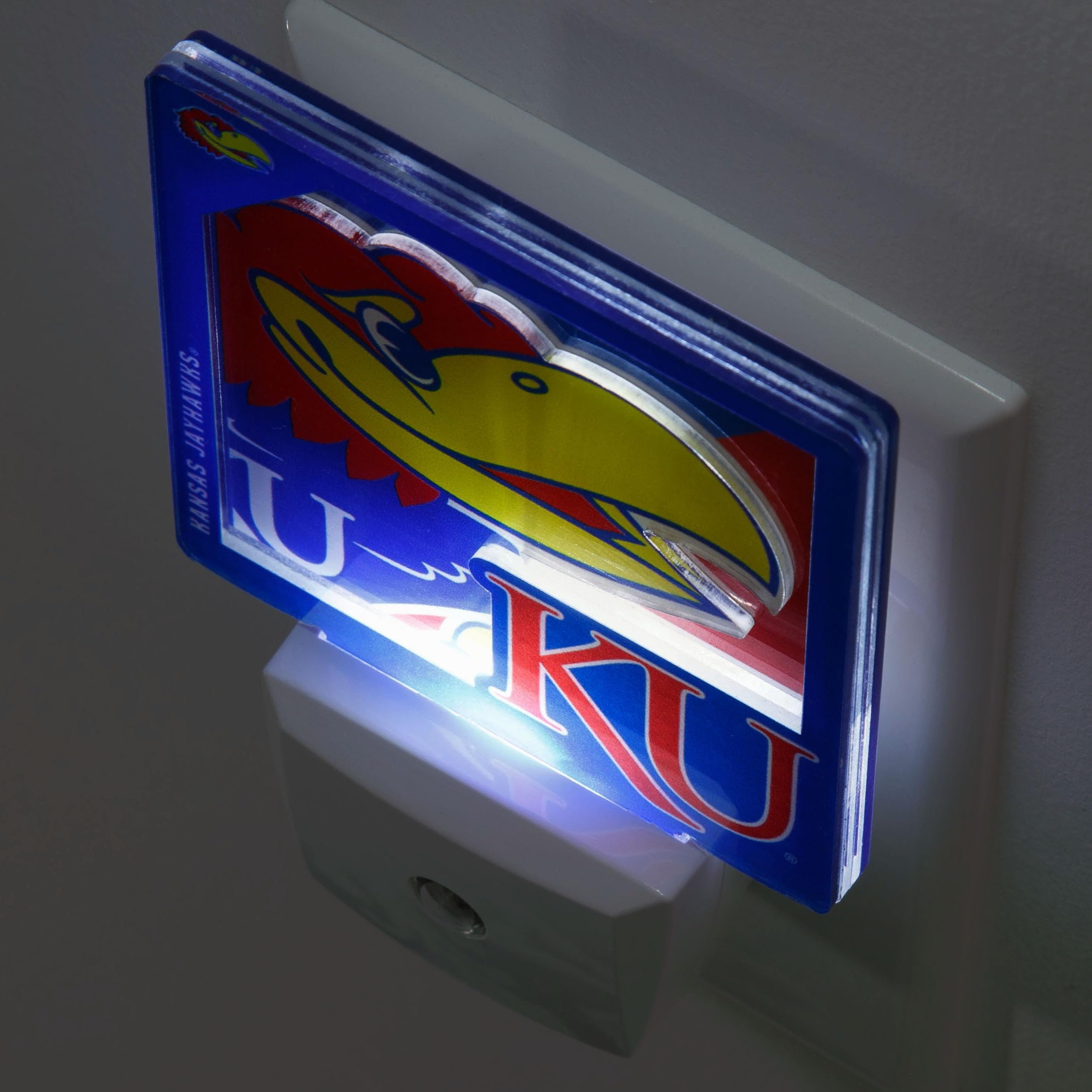 YouTheFan NCAA Kansas Jayhawks Logo Series Nite Light - Sports Collectibles, Sports Memorabilia, Sports Fan Shop, Sports Gifts