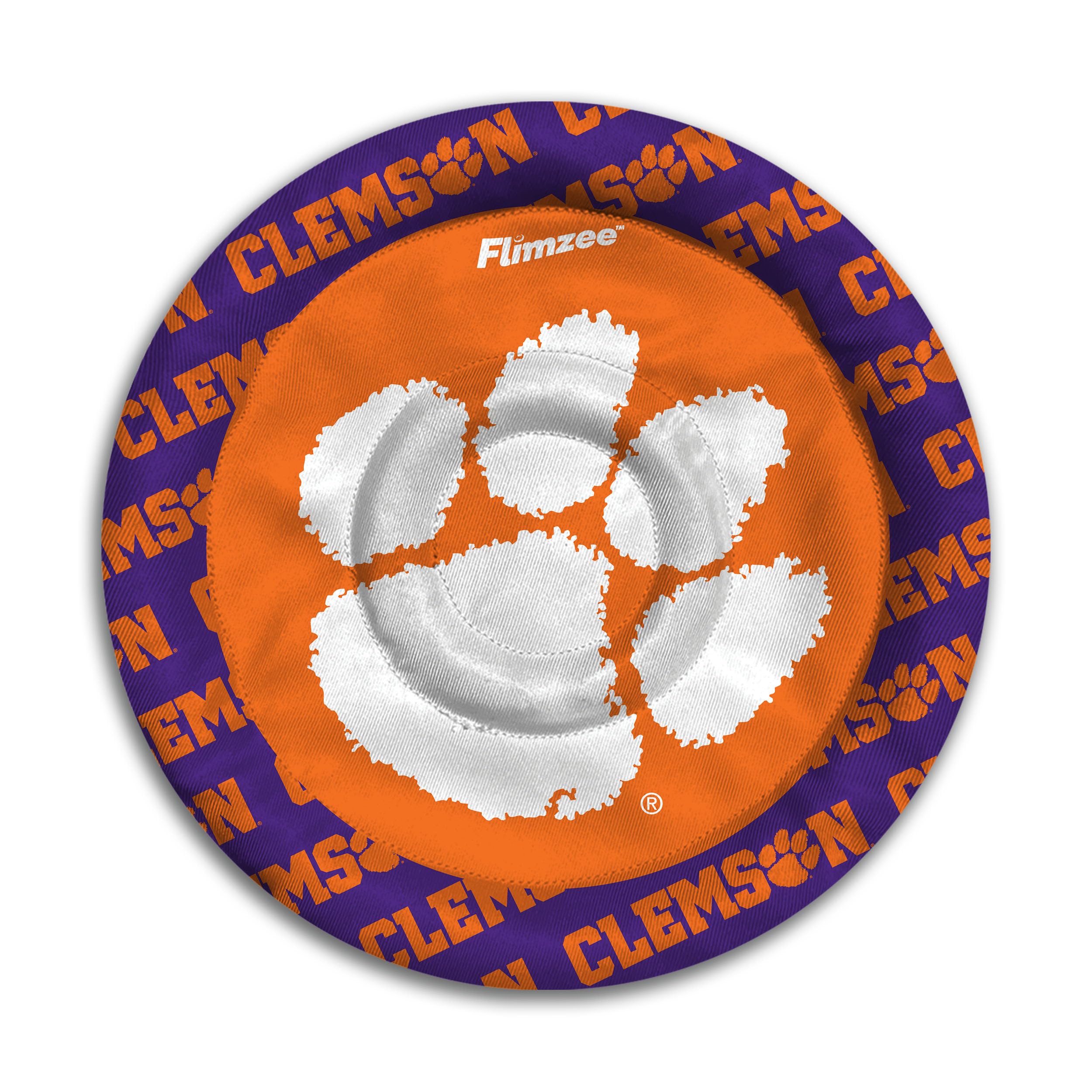 YouTheFan NCAA Clemson Tigers Flimzee Bean-Bag Flying Disc - Sports Collectibles, Sports Memorabilia, Sports Fan Shop, Sports Gifts