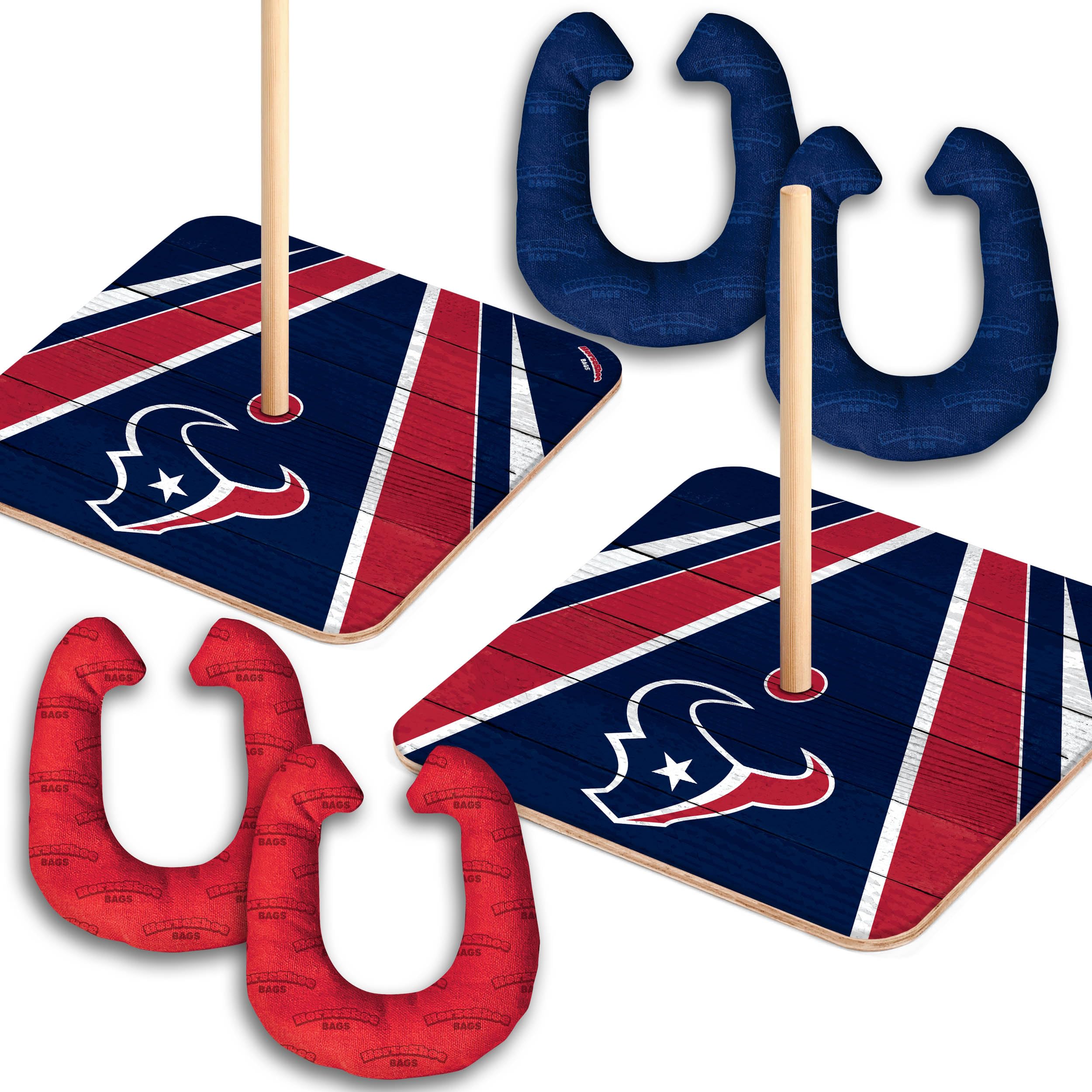 YouTheFan NFL Houston Texans Horseshoe Bags Game - Sports Collectibles, Sports Memorabilia, Sports Fan Shop, Sports Gifts