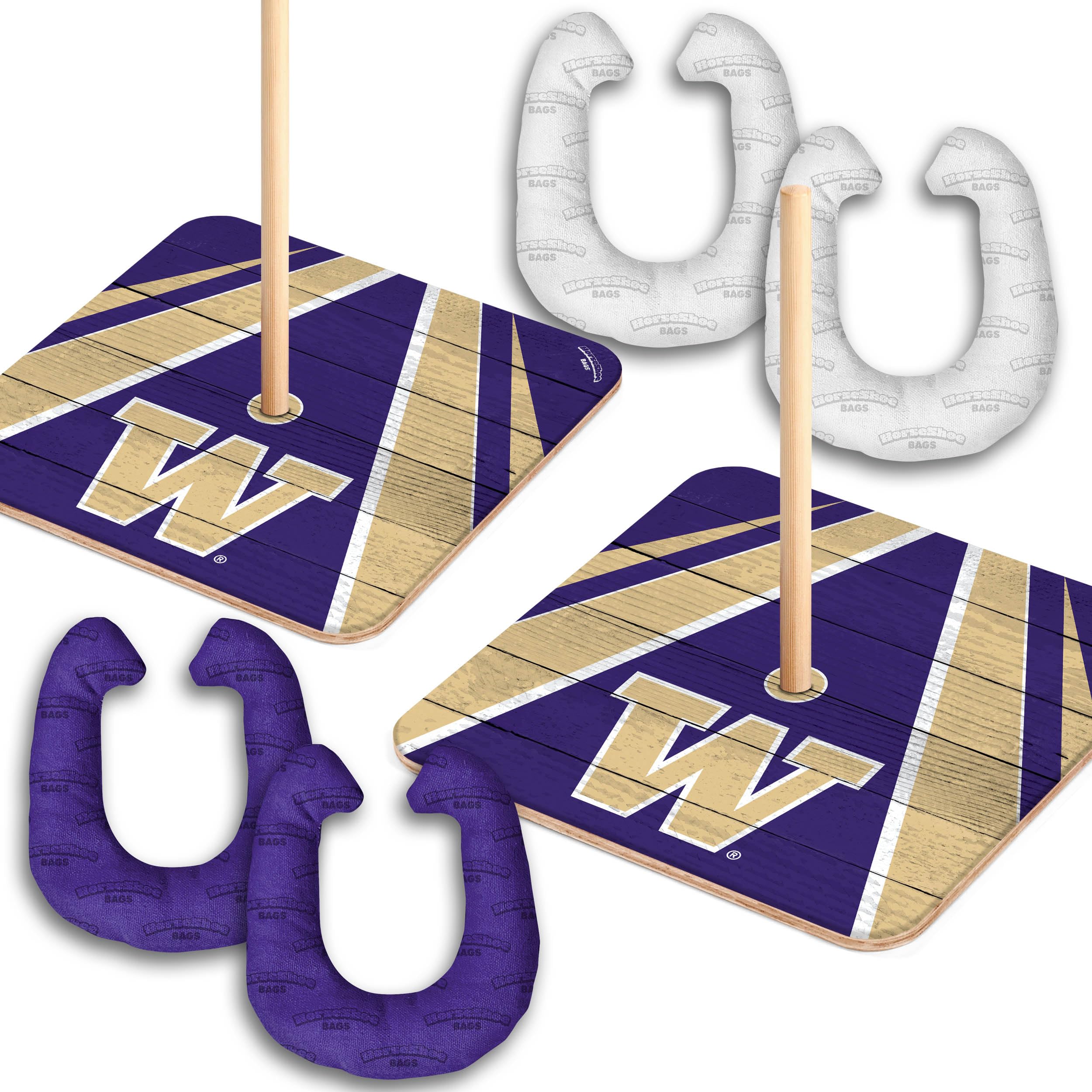 YouTheFan NCAA Washington Huskies Horseshoe Bags - Sports Collectibles, Sports Memorabilia, Sports Fan Shop, Sports Gifts