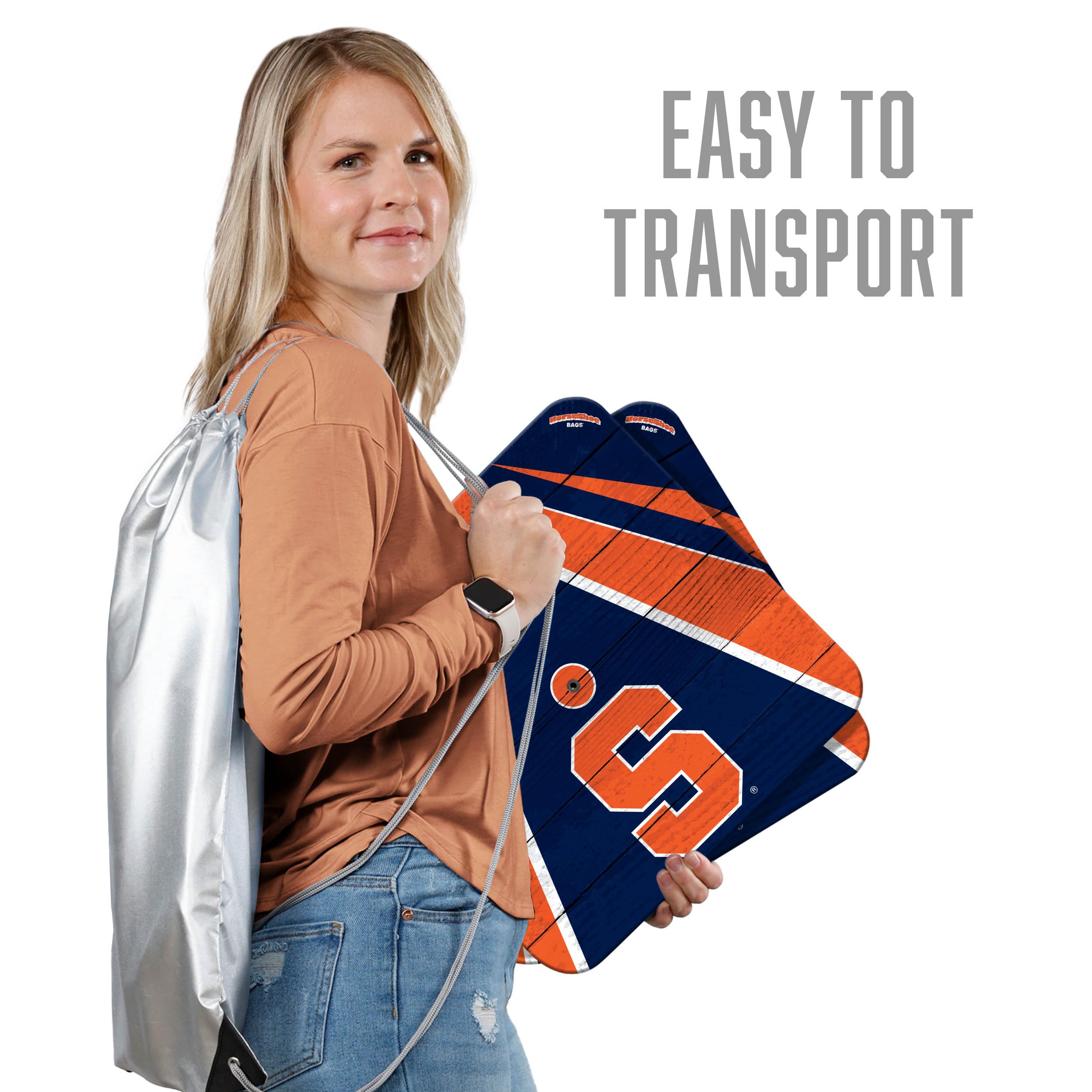 YouTheFan NCAA Syracuse Orange Horseshoe Bags - Sports Collectibles, Sports Memorabilia, Sports Fan Shop, Sports Gifts