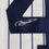Framed Autographed/Signed Gary Sanchez 35x39 New York Pinstripe Baseball Jersey JSA COA