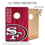YouTheFan NFL San Francisco 49ers 2’ x 3’ Wood Cornhole Game with Logo Bags - Sports Collectibles, Sports Memorabilia, Sports Fan Shop, Sports Gifts
