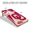 YouTheFan NCAA Oklahoma Sooners 2’ x 4’ Professional Wood Cornhole Game with Logo Bags - Sports Collectibles, Sports Memorabilia, Sports Fan Shop, Sports Gifts