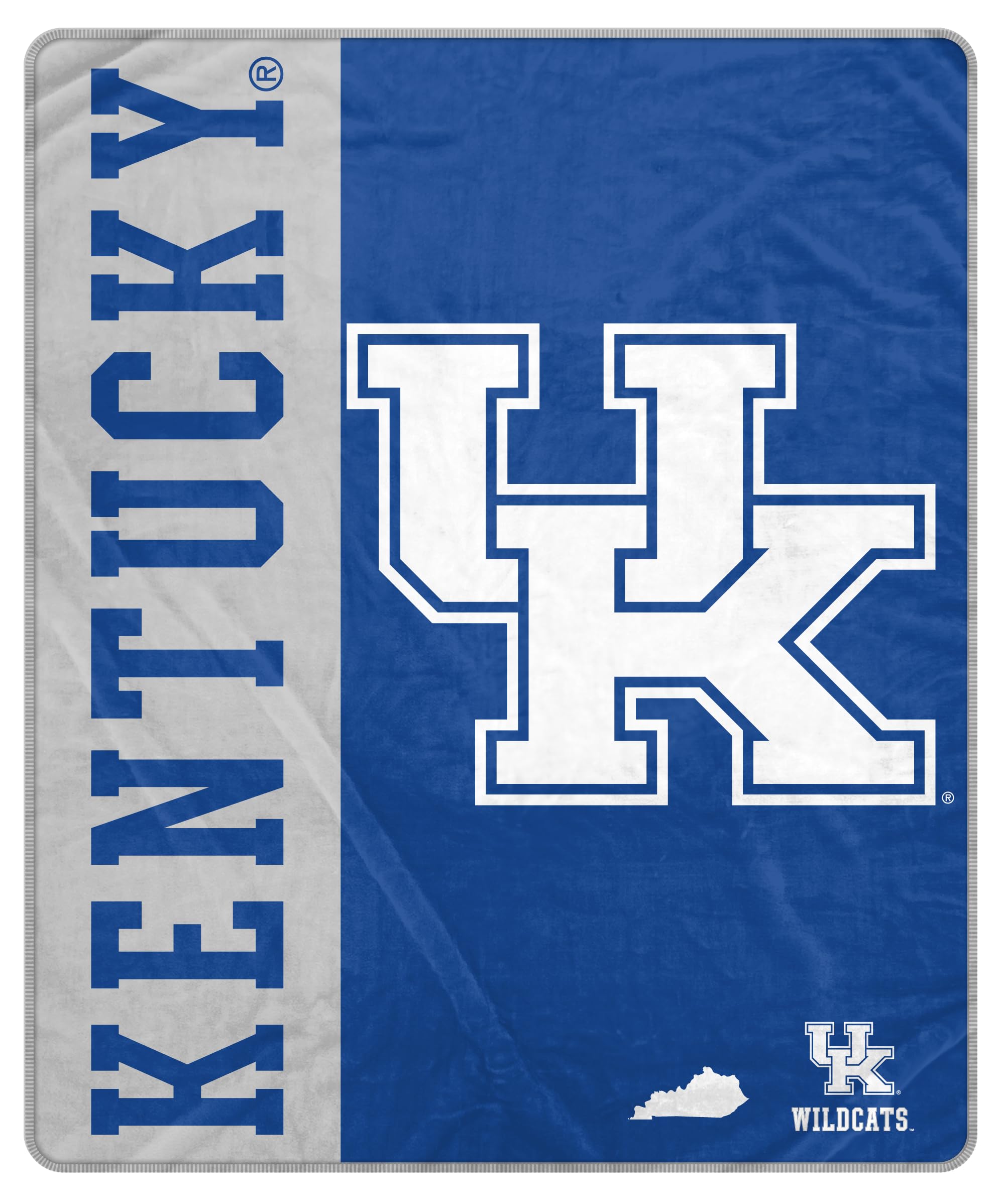 Proformance Home NCAA Kentucky Wildcats Endzone Ultra Soft Tailgate Throw - Sports Gifts, Sports Memorabilia, Sports Collectibles, Fan Shop