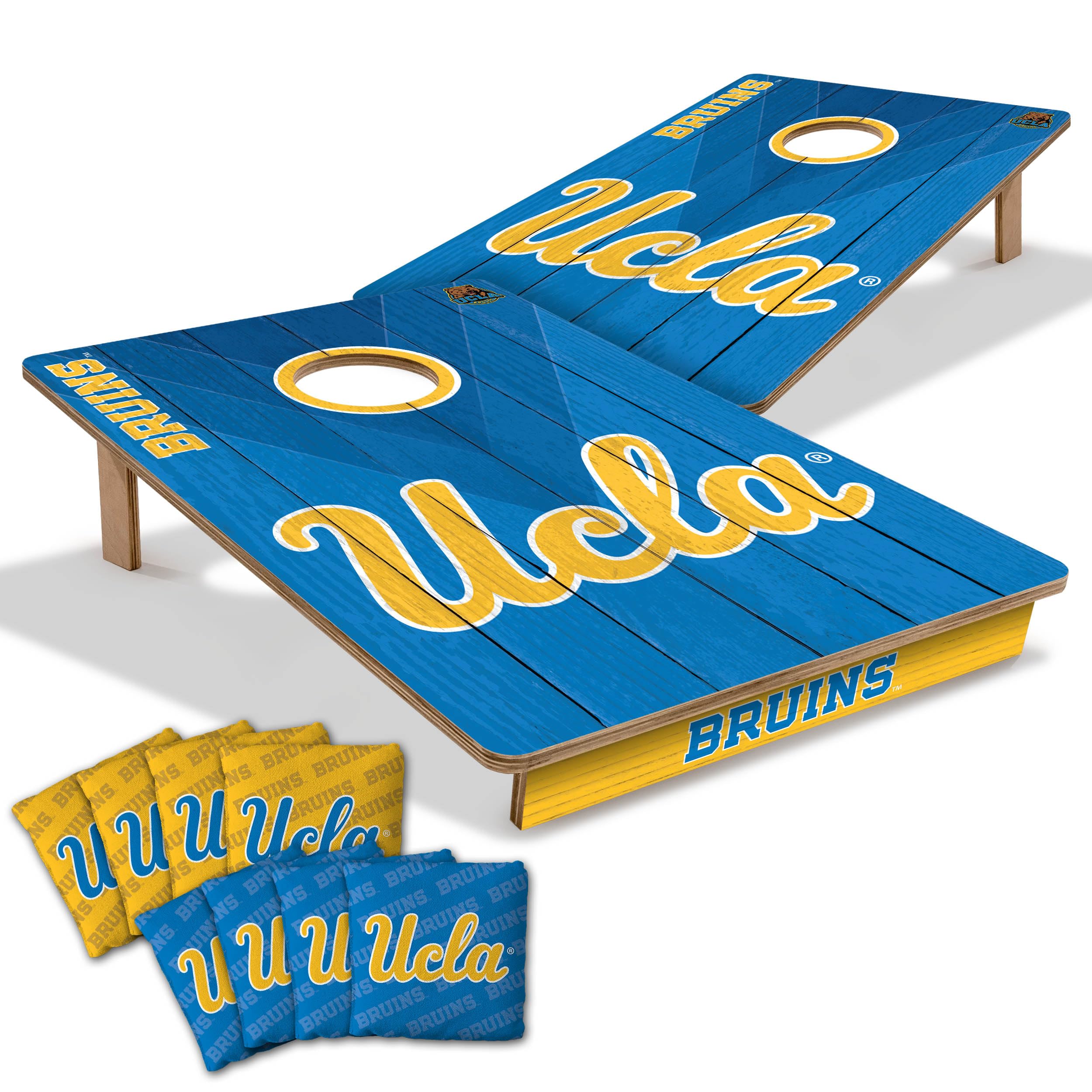 YouTheFan NCAA UCLA Bruins 2’ x 3’ Wood Cornhole Game with Logo Bags - Sports Collectibles, Sports Memorabilia, Sports Fan Shop, Sports Gifts