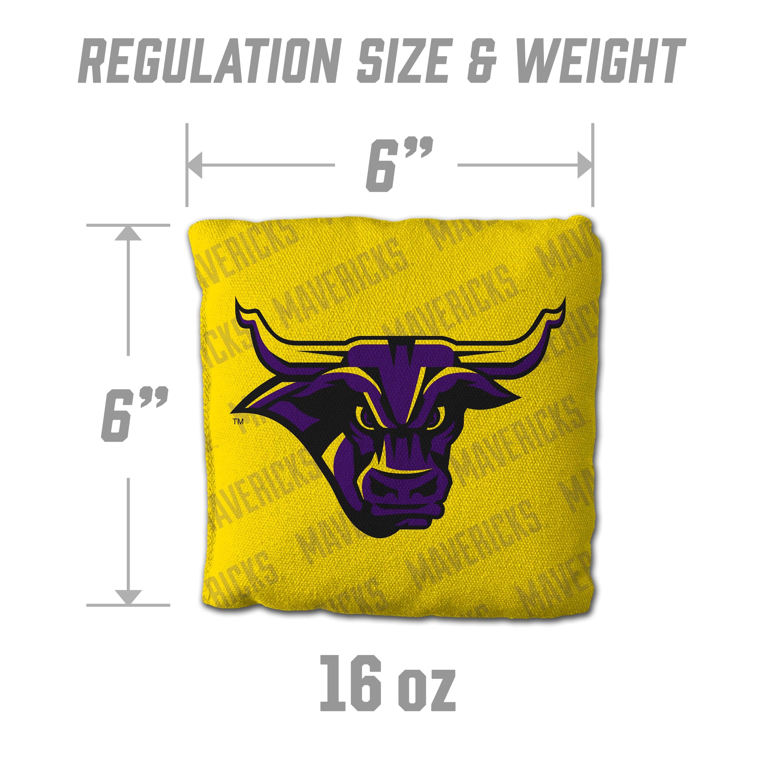 YouTheFan NCAA Minnesota State Mavericks Cornhole Bags - 4PK - Yellow - Sports Collectibles, Sports Memorabilia, Sports Fan Shop, Sports Gifts