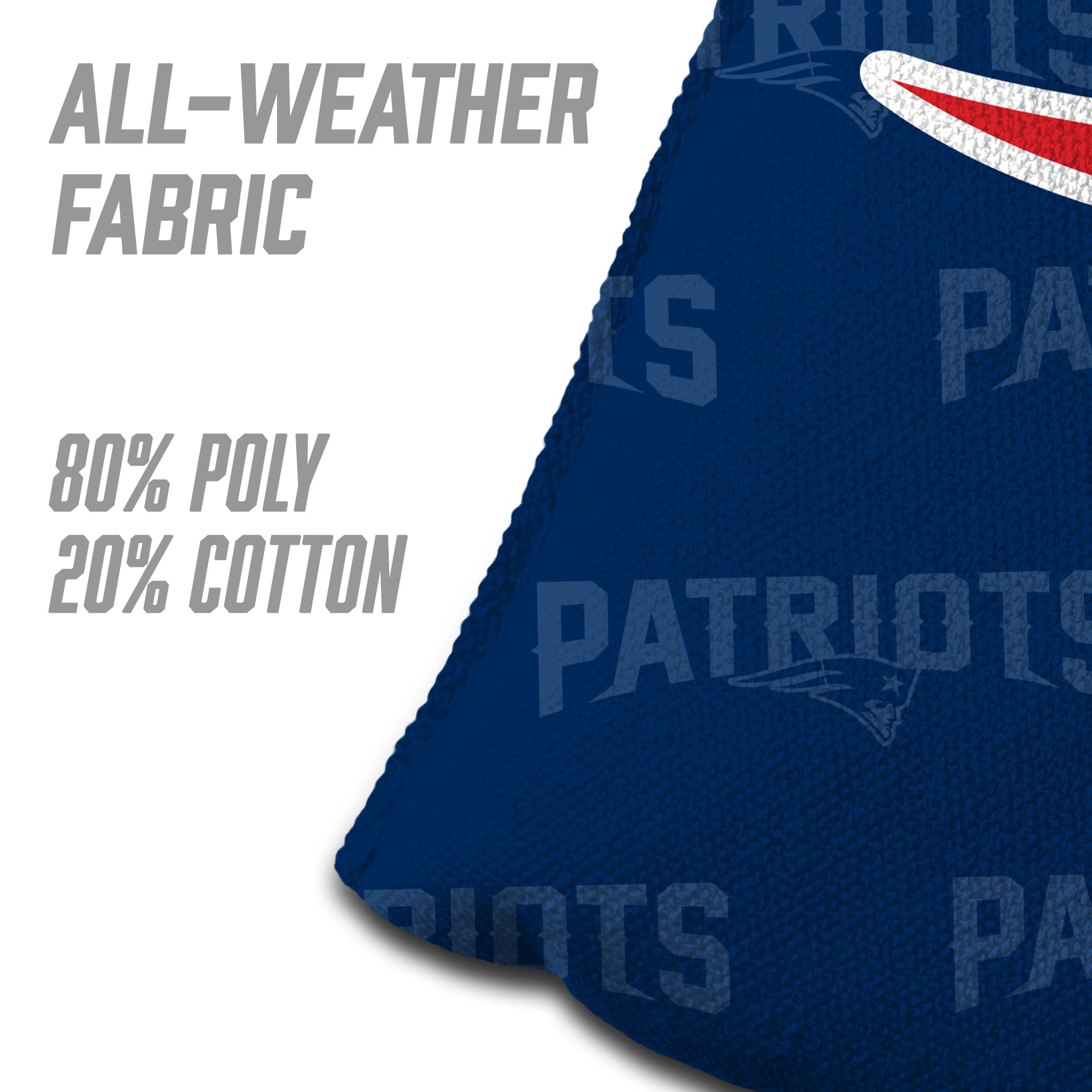 YouTheFan NFL New England Patriots Cornhole Bags - 4PK - Blue - Sports Collectibles, Sports Memorabilia, Sports Fan Shop, Sports Gifts