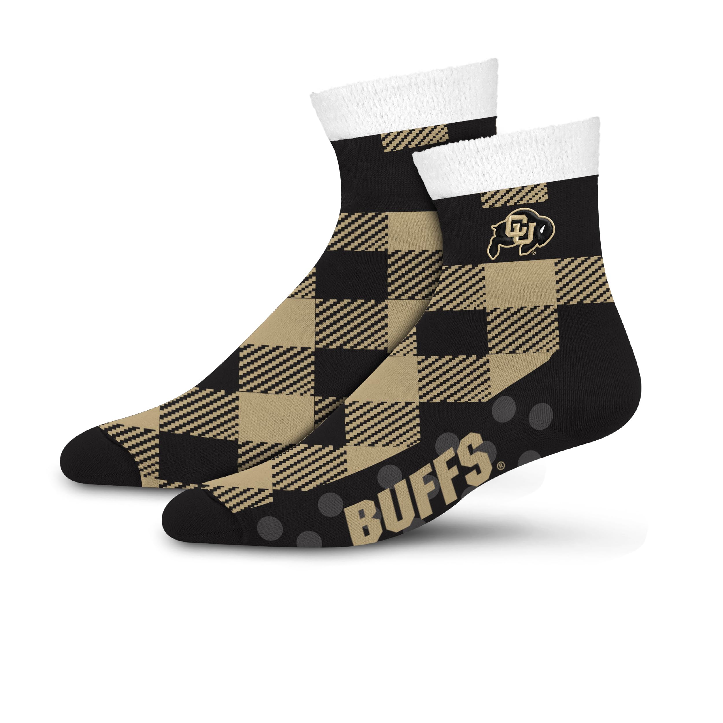 For Bare Feet NCAA COLORADO BUFFALOES Cozy Buff Plush Cabin Sock Team Color OSFM - Sports Gifts, Sports Memorabilia, Sports Collectibles, Fan Shop