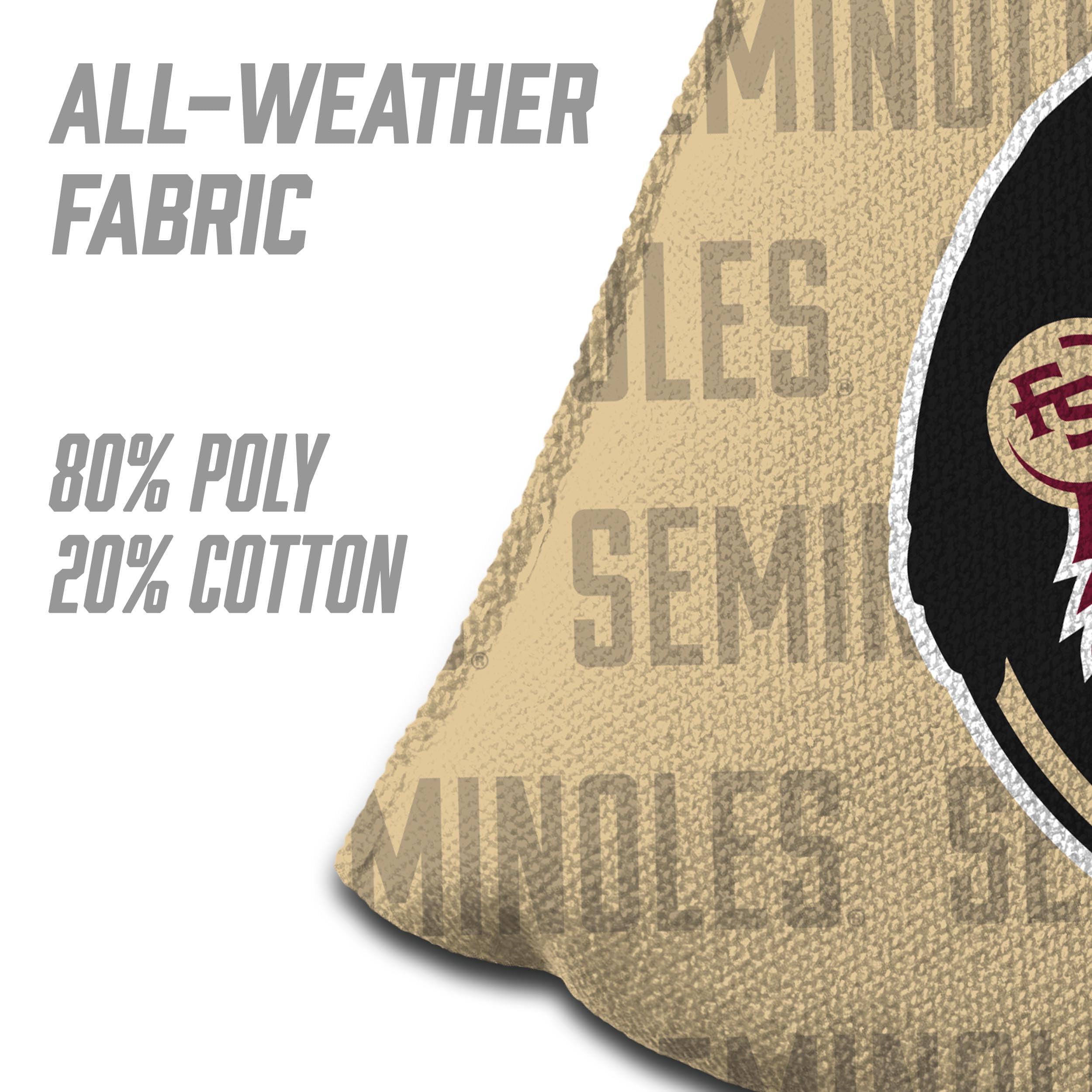 YouTheFan NCAA Florida State Seminoles Cornhole Bags - 4PK - Gold - Sports Collectibles, Sports Memorabilia, Sports Fan Shop, Sports Gifts