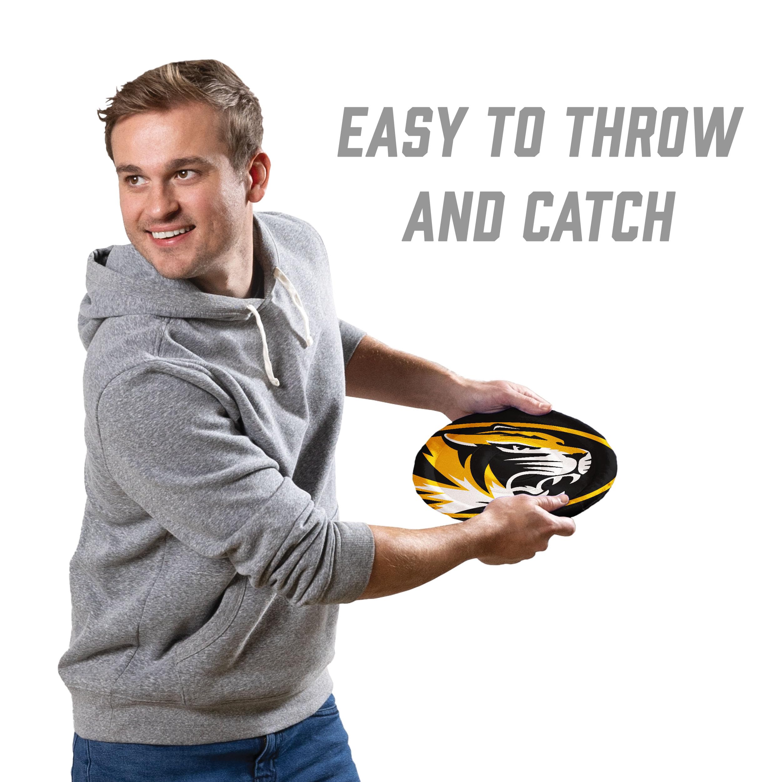 YouTheFan NCAA Missouri Tigers Flimzee Bean-Bag Flying Disc - Sports Collectibles, Sports Memorabilia, Sports Fan Shop, Sports Gifts