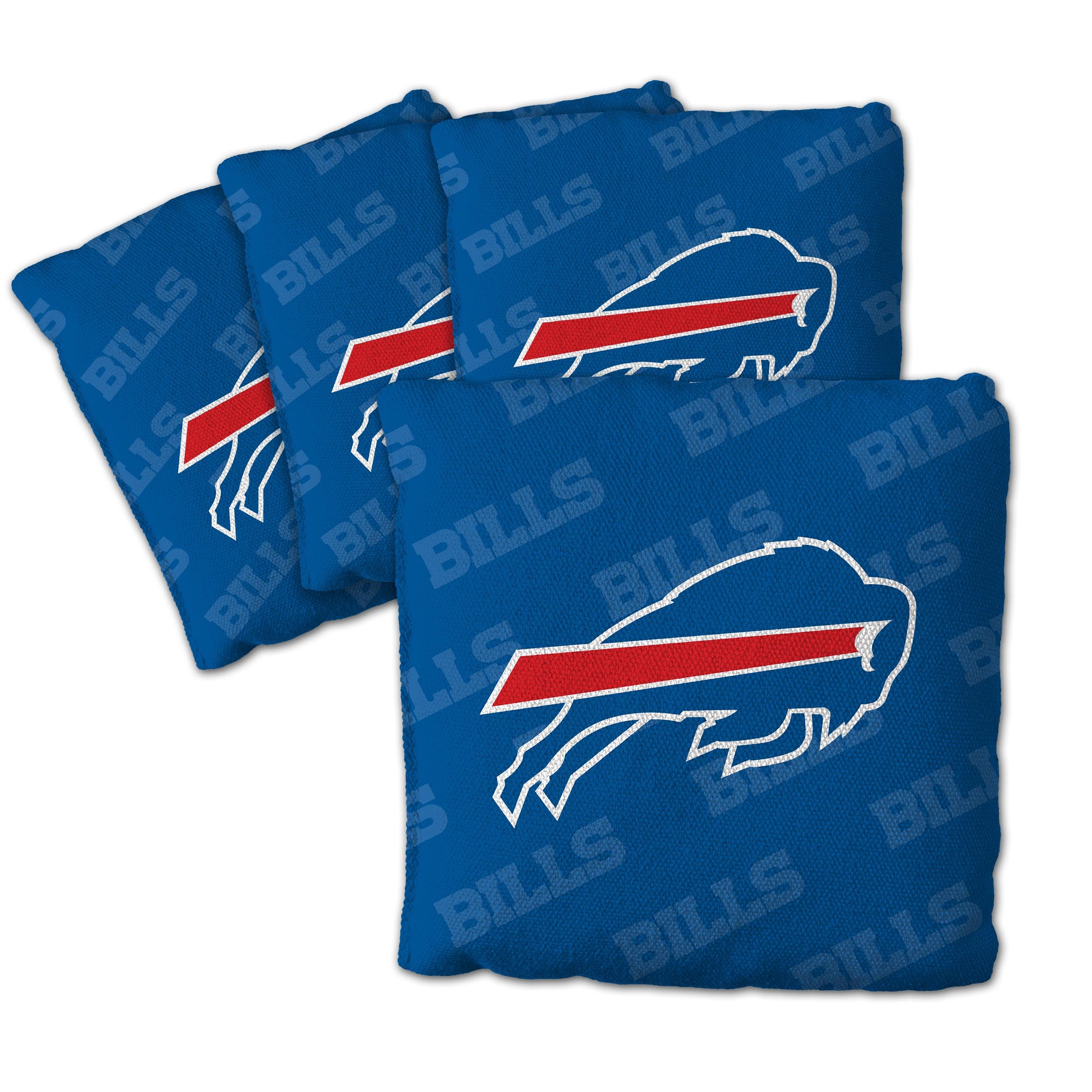 YouTheFan NFL Buffalo Bills Cornhole Bags - 4PK - Blue - Sports Collectibles, Sports Memorabilia, Sports Fan Shop, Sports Gifts