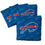 YouTheFan NFL Buffalo Bills Cornhole Bags - 4PK - Blue - Sports Collectibles, Sports Memorabilia, Sports Fan Shop, Sports Gifts