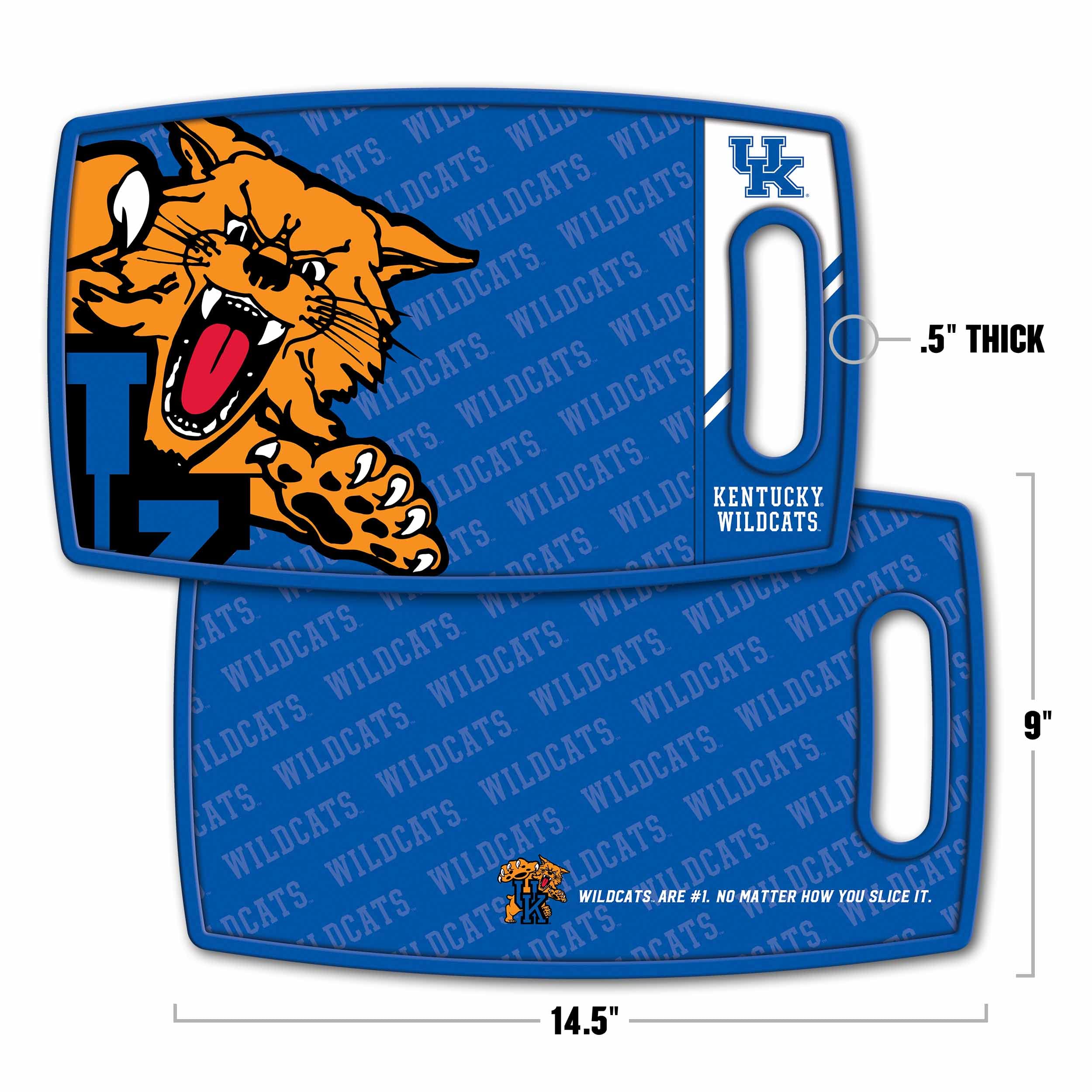 YouTheFan NCAA Kentucky Wildcats Logo Series Cutting Board - Sports Collectibles, Sports Memorabilia, Sports Fan Shop, Sports Gifts