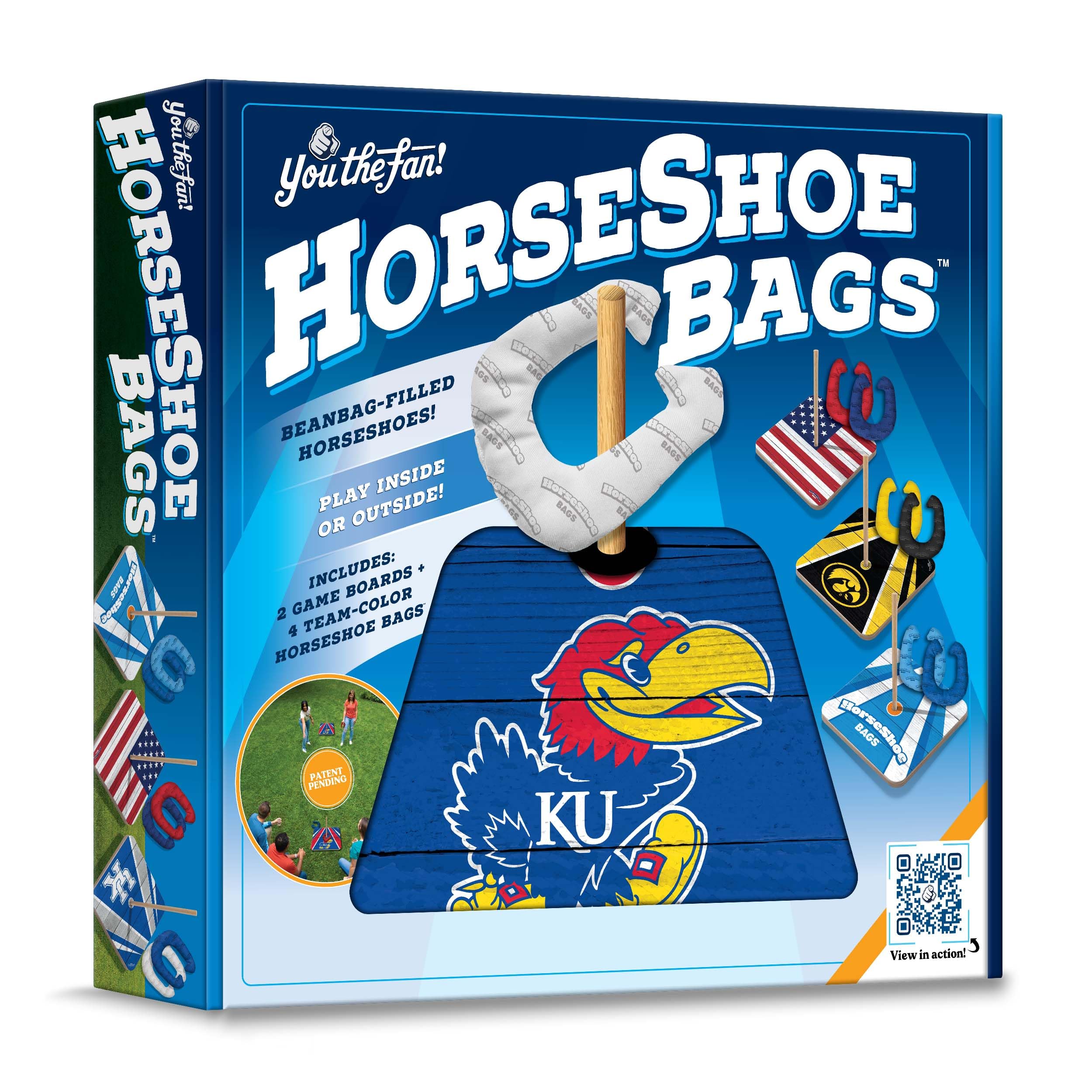 YouTheFan NCAA Kansas Jayhawks Horseshoe Bags - Sports Collectibles, Sports Memorabilia, Sports Fan Shop, Sports Gifts
