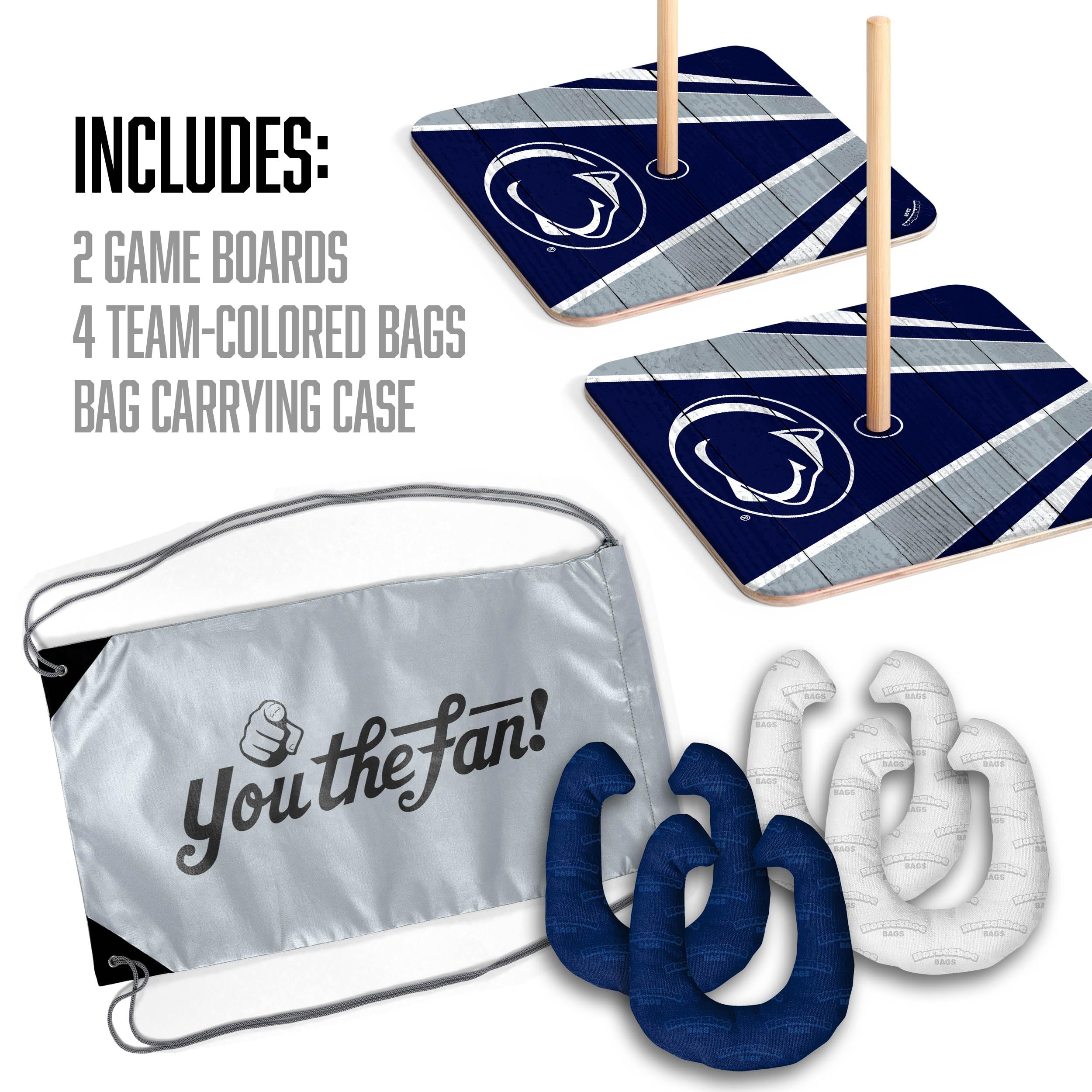 YouTheFan NCAA Penn State Nittany Lions Horseshoe Bags - Sports Collectibles, Sports Memorabilia, Sports Fan Shop, Sports Gifts