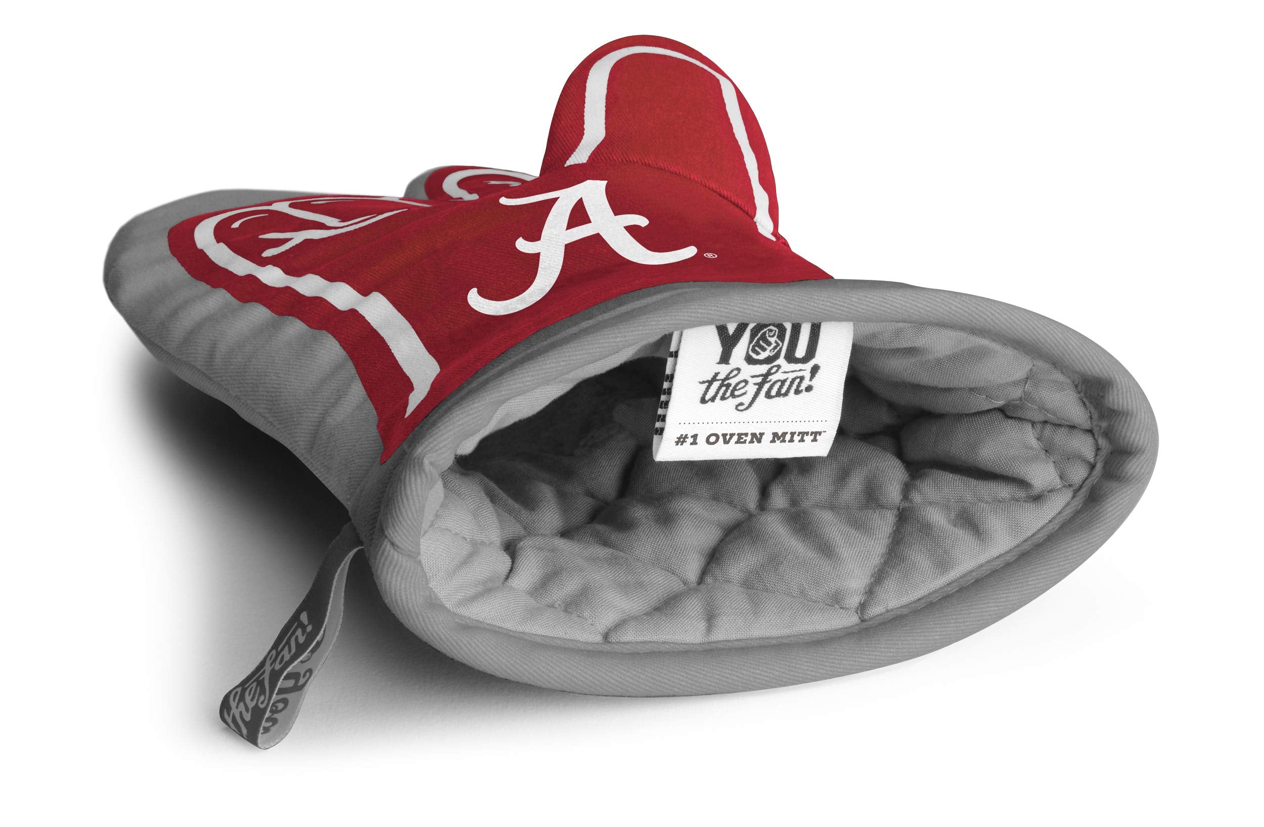 YouTheFan NCAA Alabama Crimson Tide #1 Oven Mitt 13.25" x 6.5" - Sports Collectibles, Sports Memorabilia, Sports Fan Shop, Sports Gifts